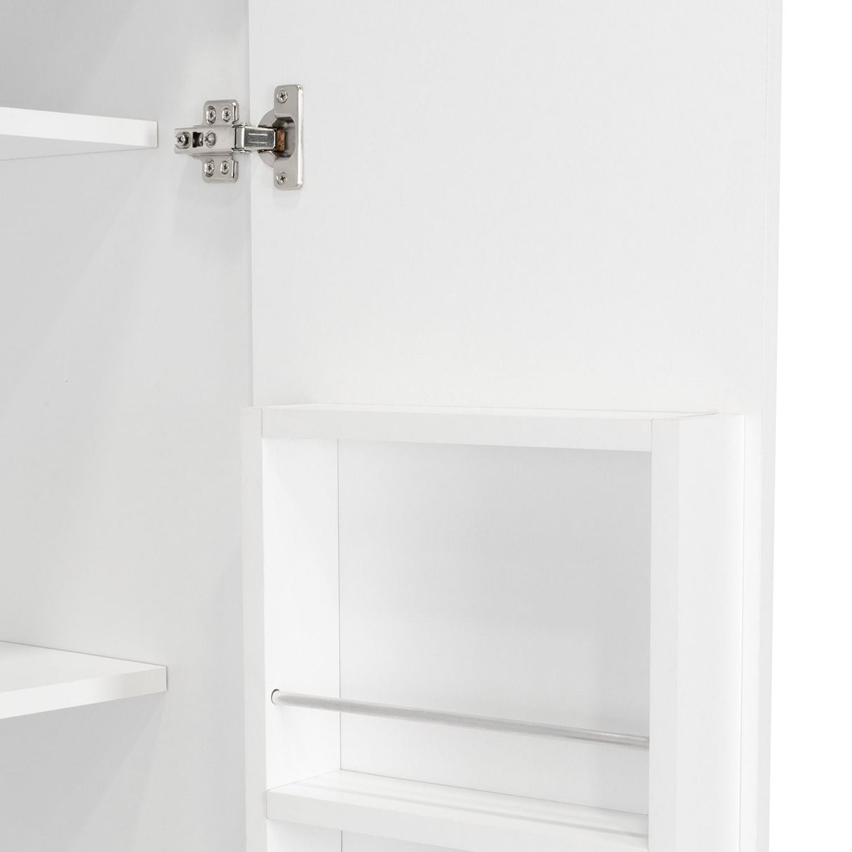 Alacena Varese Blanco 70x160.7cm con Dos Puertas - Muebles Organizadores | Bylmo