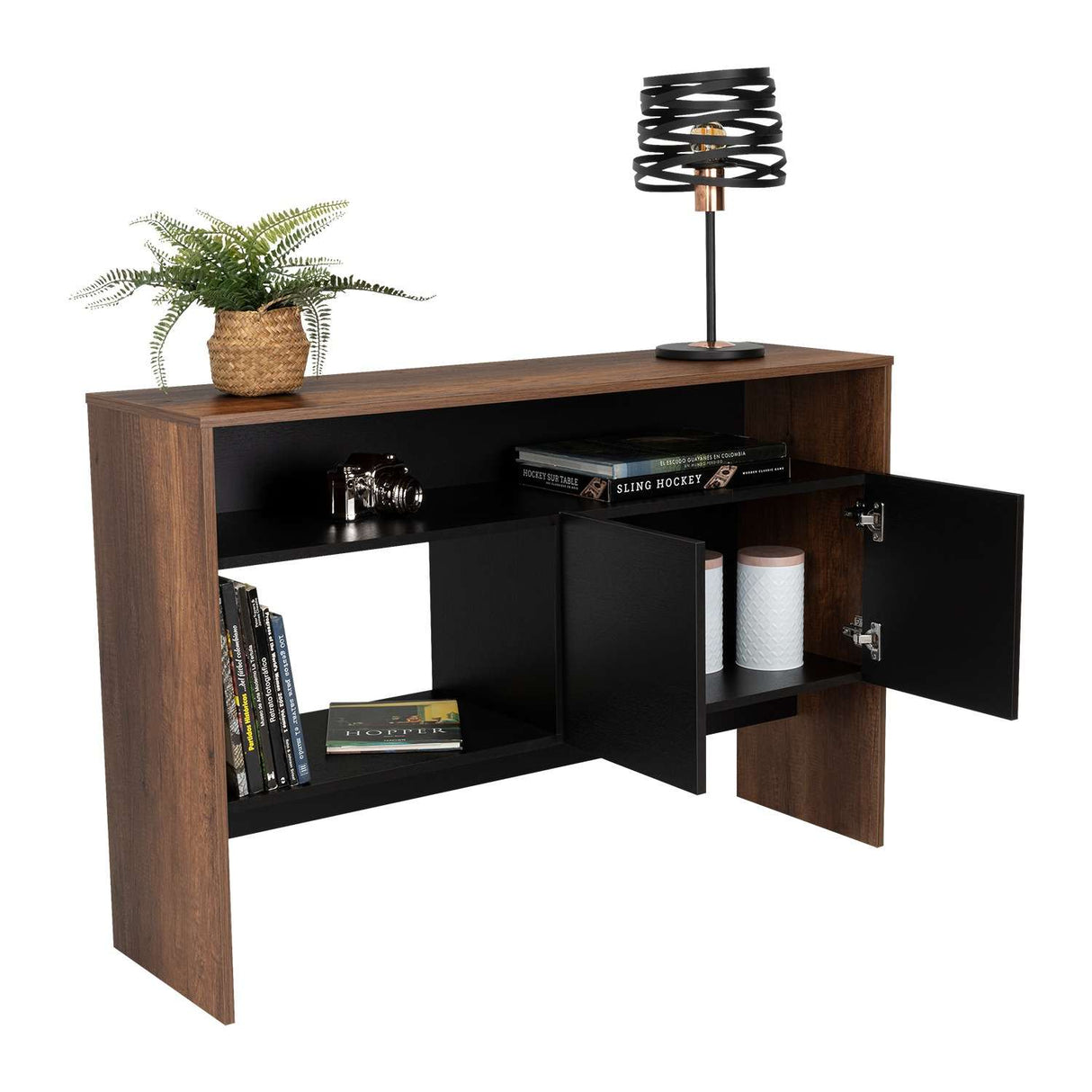 Arrimo Classic Caramelo 120x80cm con Tres Compartimientos y con Patas - Bifes | Bylmo