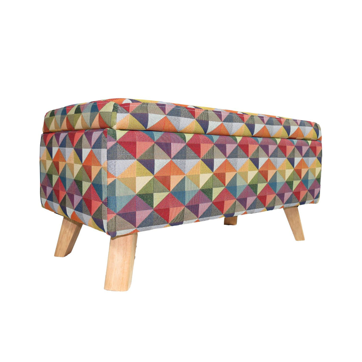 Banqueta Baúl Multicolor 82x42cm De 2 Puestos sin Apoya Brazos - Sofas | Bylmo