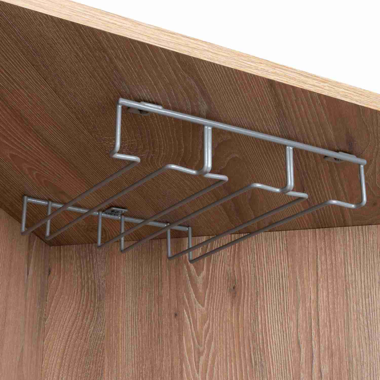 Bar Carmenere Miel y Plomo 56.7x186cm con Tres Compartimientos con Tres Portacopas y sin Portabotellas - Bares | Bylmo