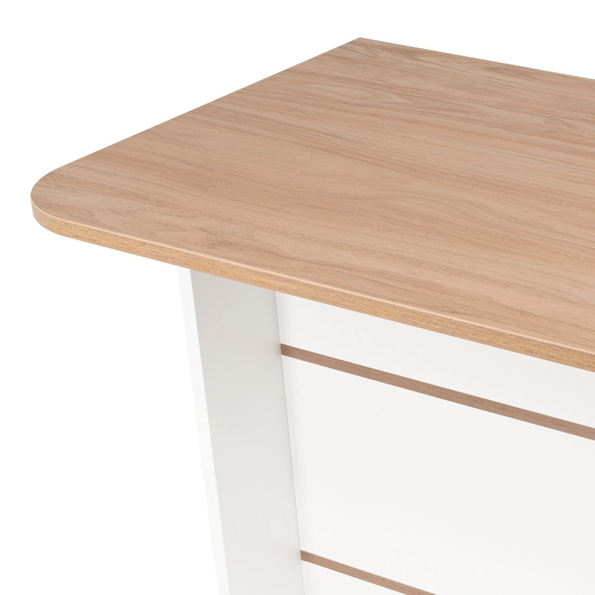 Barra de Cocina Blanco Blanco 120x90cm con Dos Entrepaños y con Dos Comportamientos - Muebles Organizadores | Bylmo