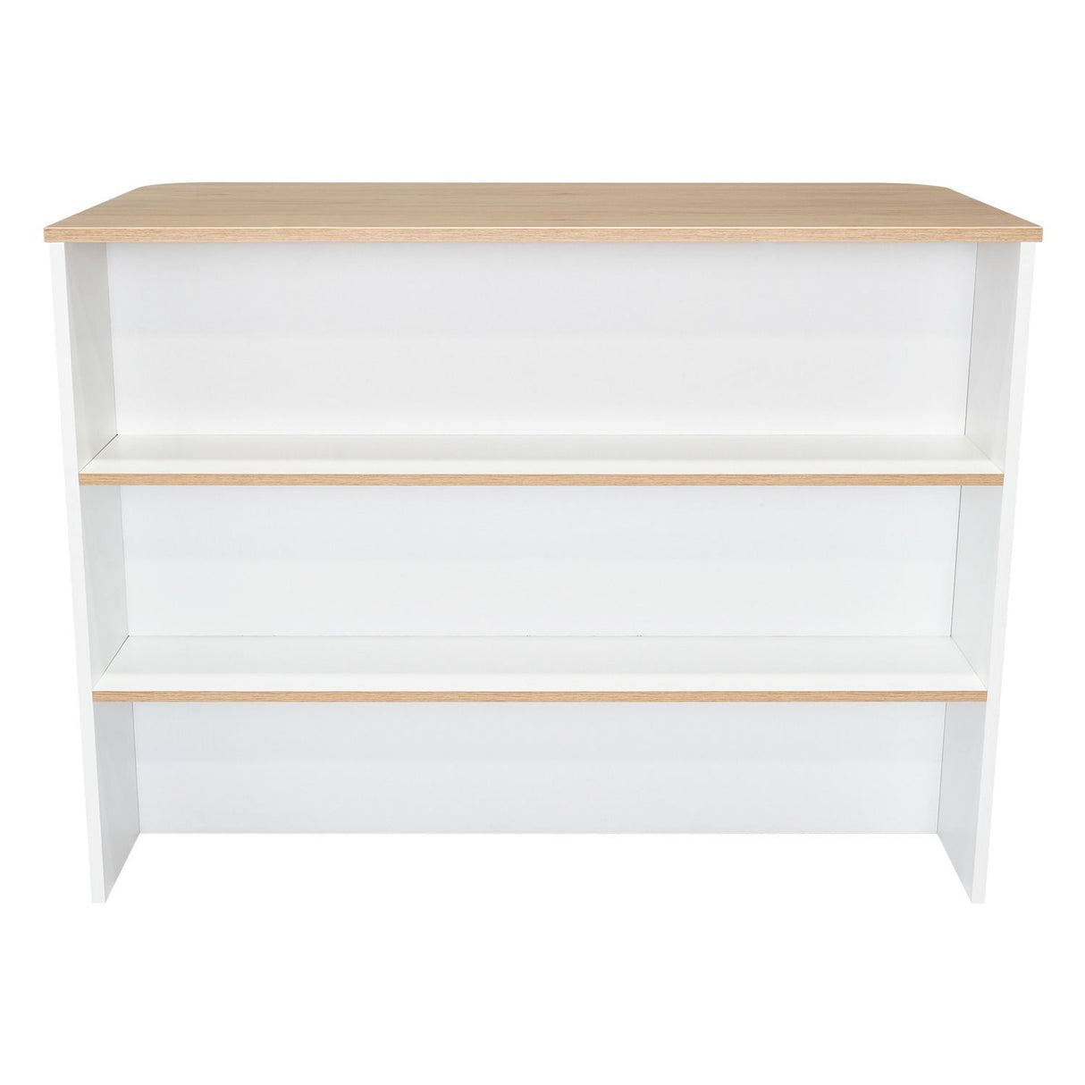 Barra de Cocina Fendi Blanco y Rovere 120x90cm con Dos Entrepaños y con Dos Comportamientos - Muebles Organizadores | Bylmo