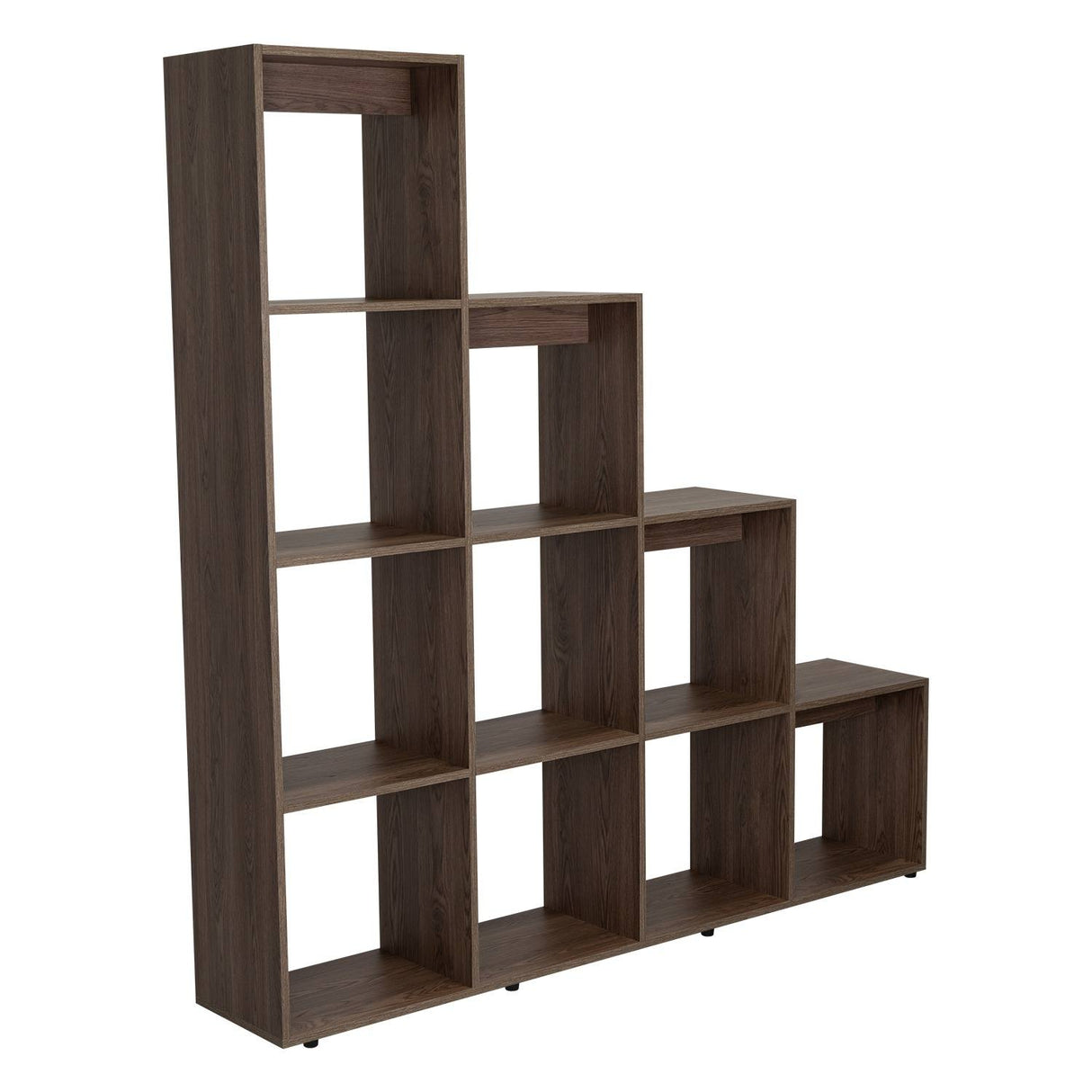 Biblioteca Escalera Beijing Coñac 155.1x169.9cm con Diez Compartimientos - Bibliotecas | Bylmo