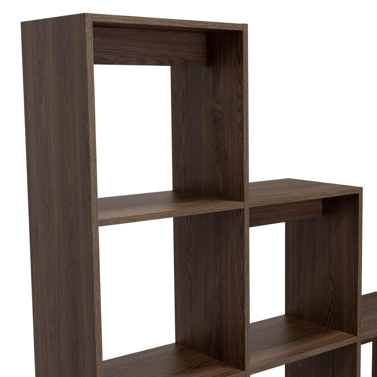 Biblioteca Escalera Beijing Coñac 155.1x169.9cm con Diez Compartimientos - Bibliotecas | Bylmo