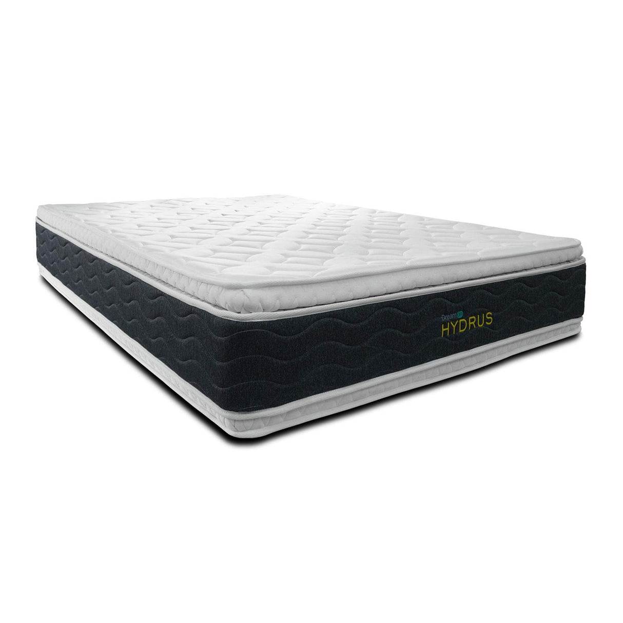 Combo Colchón Hydrus Blanco Doble 140 X 190 Cm Medio e Hipoalergénico