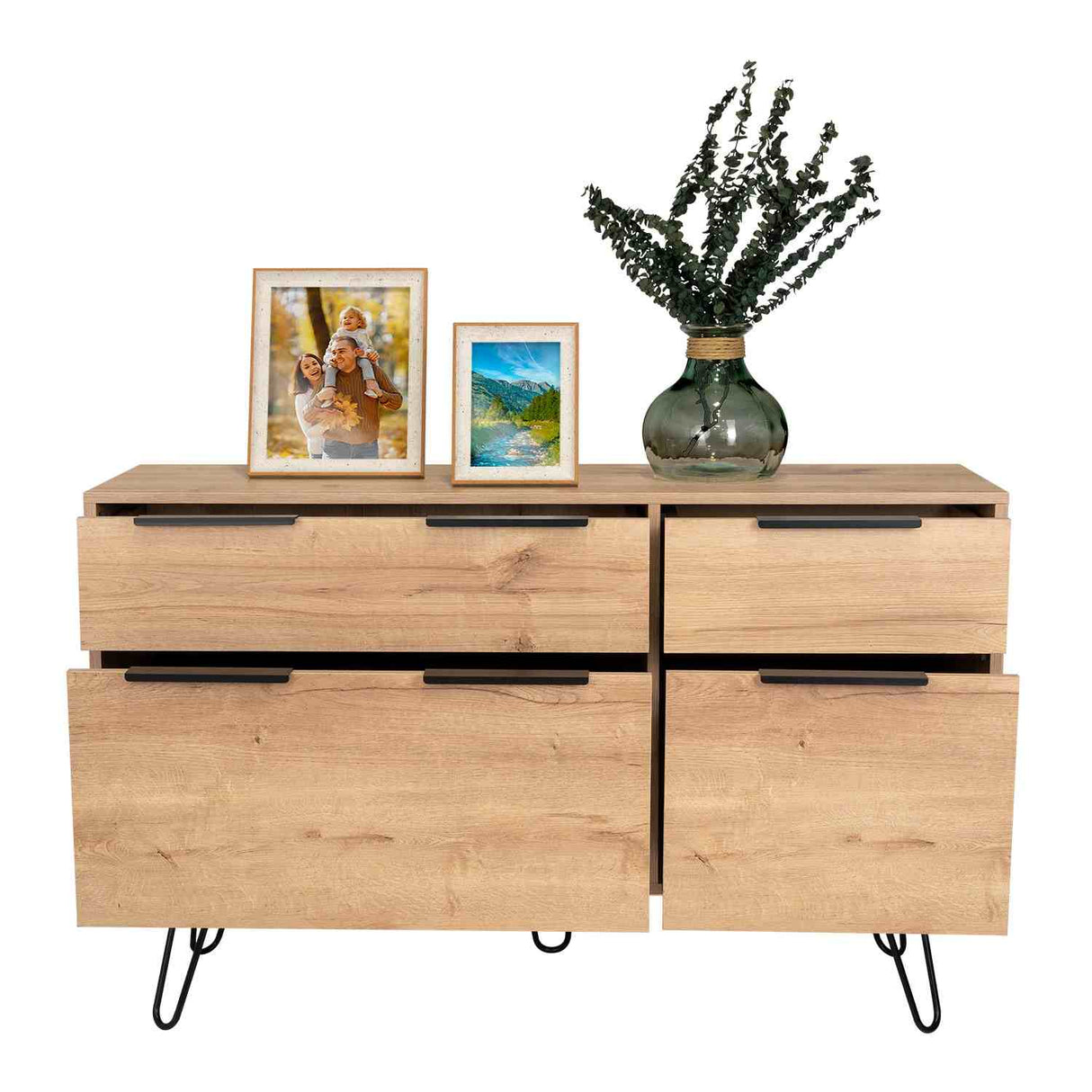 Cómoda Concept Duna 120x120cm De Dos Hileras con Dos Cajones - Cajoneras y Comodas | Bylmo