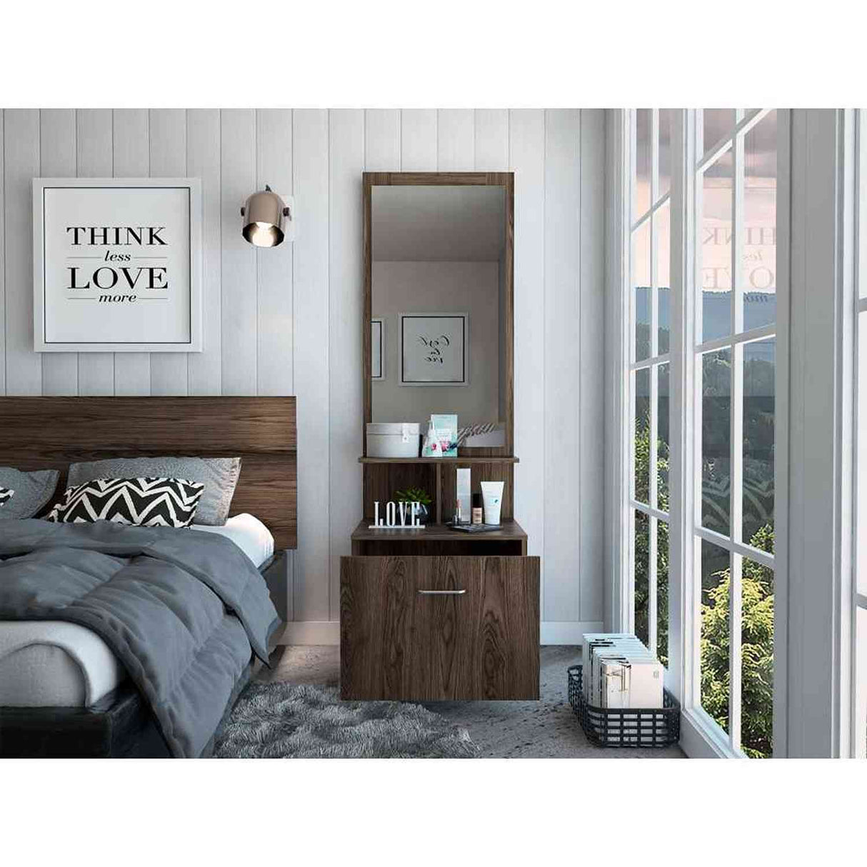 Cómoda Z Coñac 54x170.7cm De Un Hilera con Un Cajón - Cajoneras | Bylmo