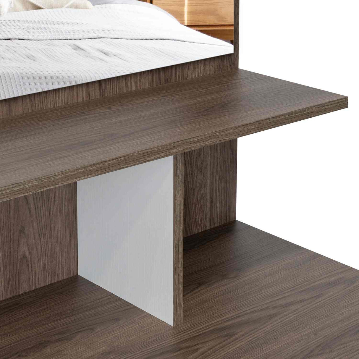 Cómoda Z Coñac 54x170.7cm De Un Hilera con Un Cajón - Cajoneras | Bylmo