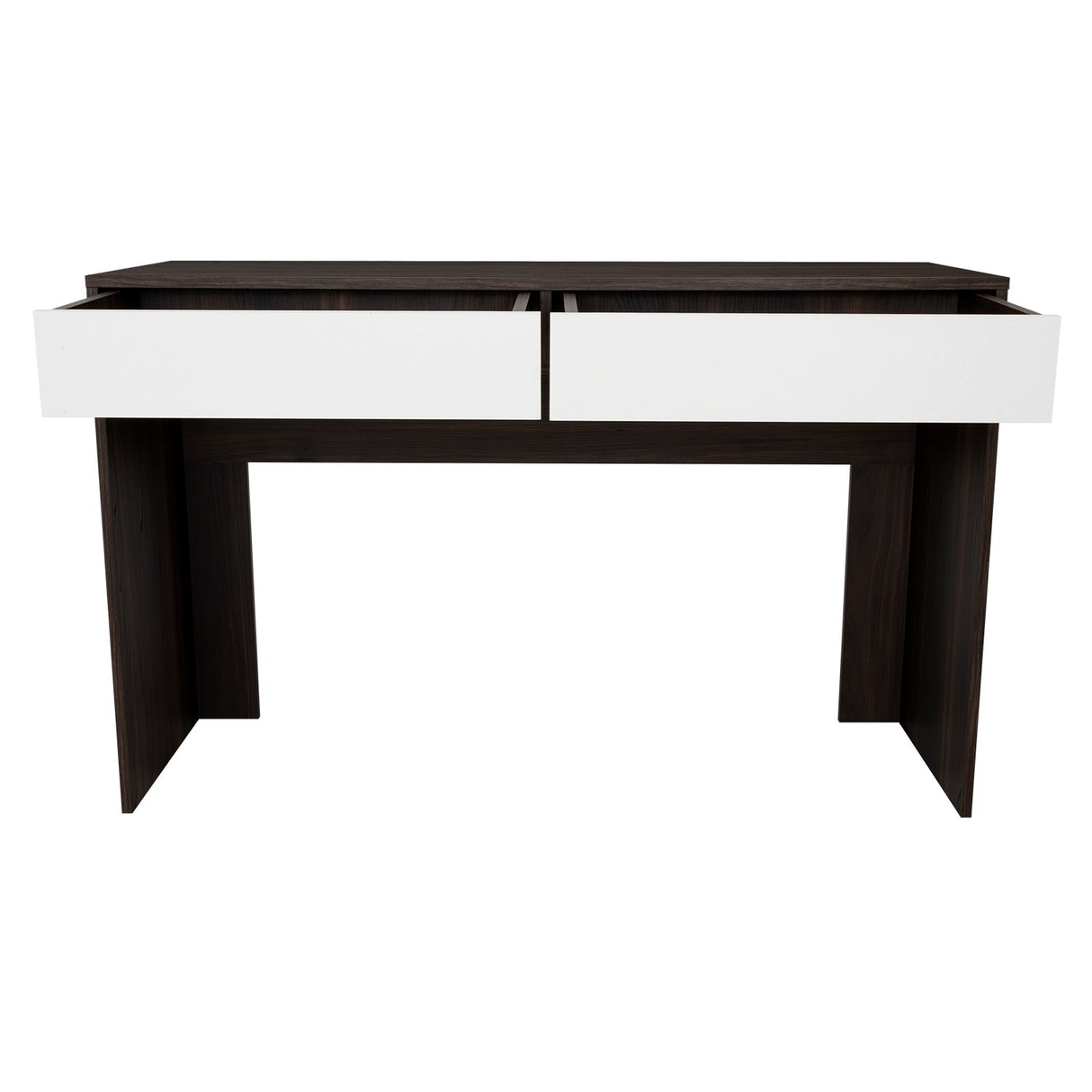 Escritorio Acre Blanco Nevado 120x75cm Con Dos Cajones - Escritorios y Archivadores | Bylmo