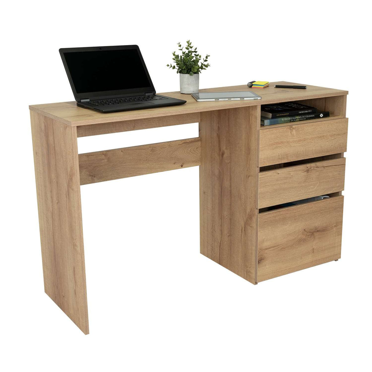 Escritorio Dublin Duna 120 cm con Archivador y Cajones - Escritorios y Archivadores | Bylmo