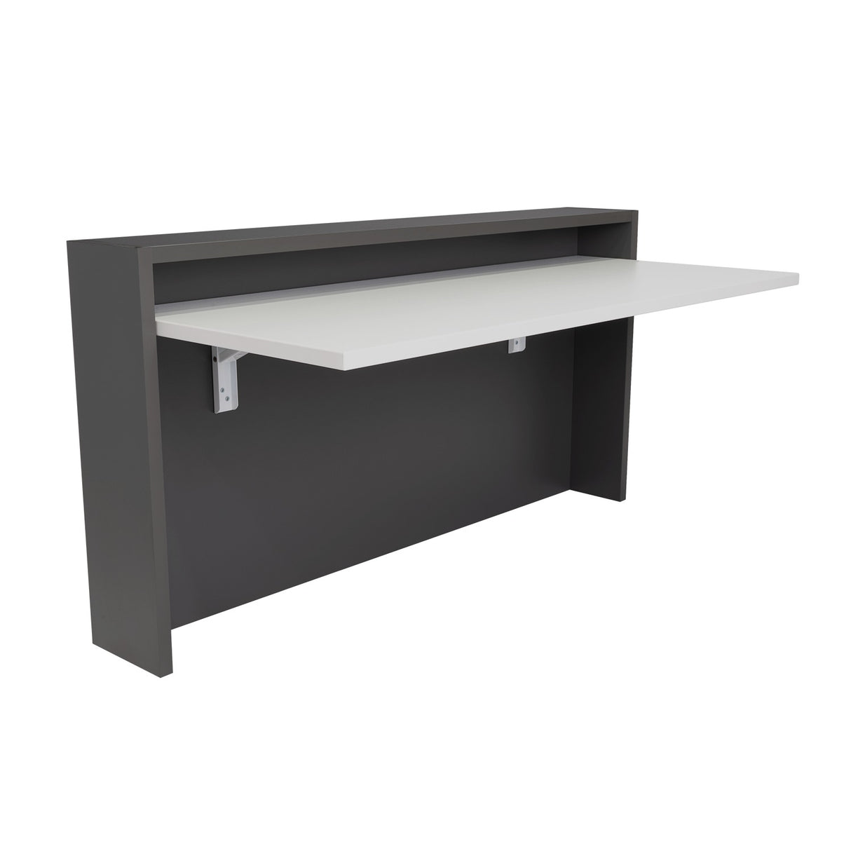 Escritorio London Plomo 100 cm Flotante - Escritorios y Archivadores | Bylmo