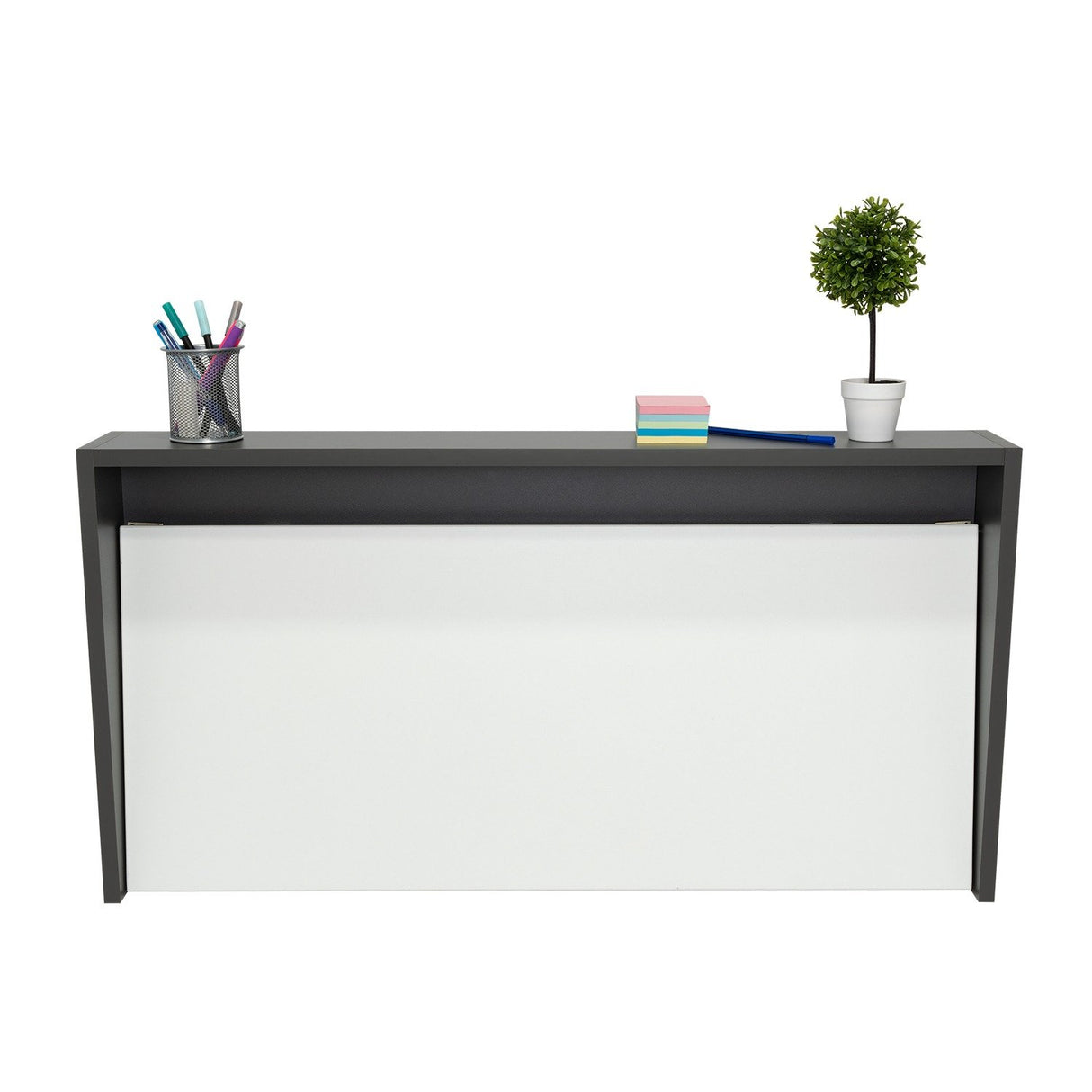 Escritorio London Plomo 100 cm Flotante - Escritorios y Archivadores | Bylmo