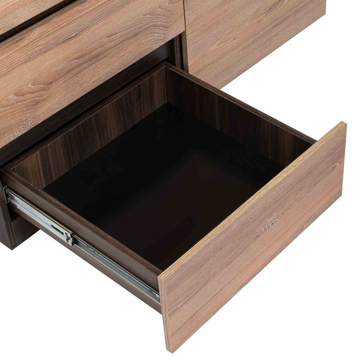 Escritorio Transformable Office Habano 107x73cm Con Tres Cajones - Escritorios | Bylmo