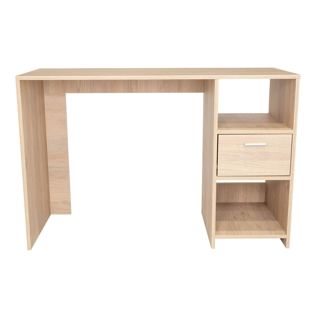 Escritorio Omma Rovere 110 cm con Cajón y Entrepaños - Escritorios y Archivadores | Bylmo