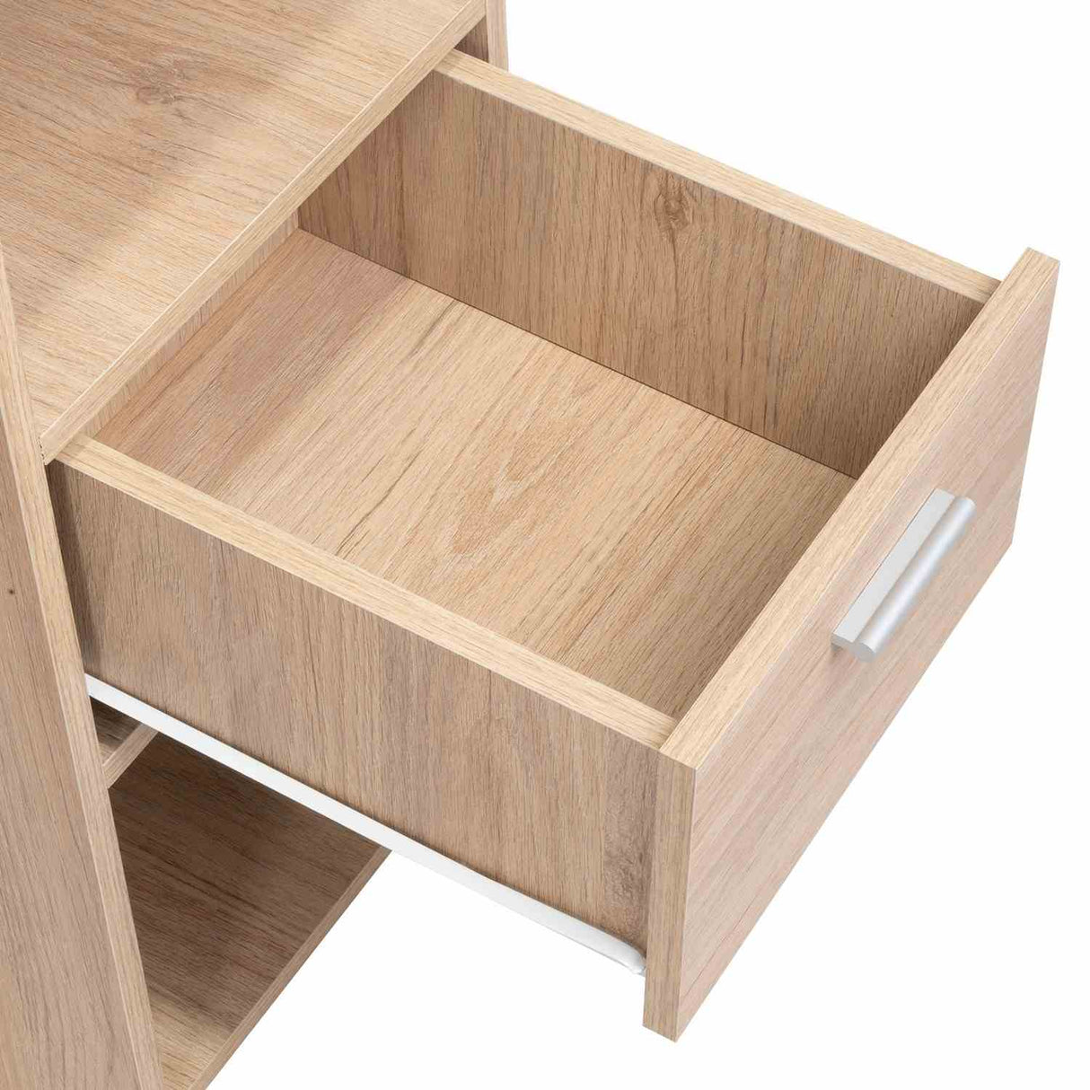 Escritorio Omma Rovere 110 cm con Cajón y Entrepaños - Escritorios y Archivadores | Bylmo