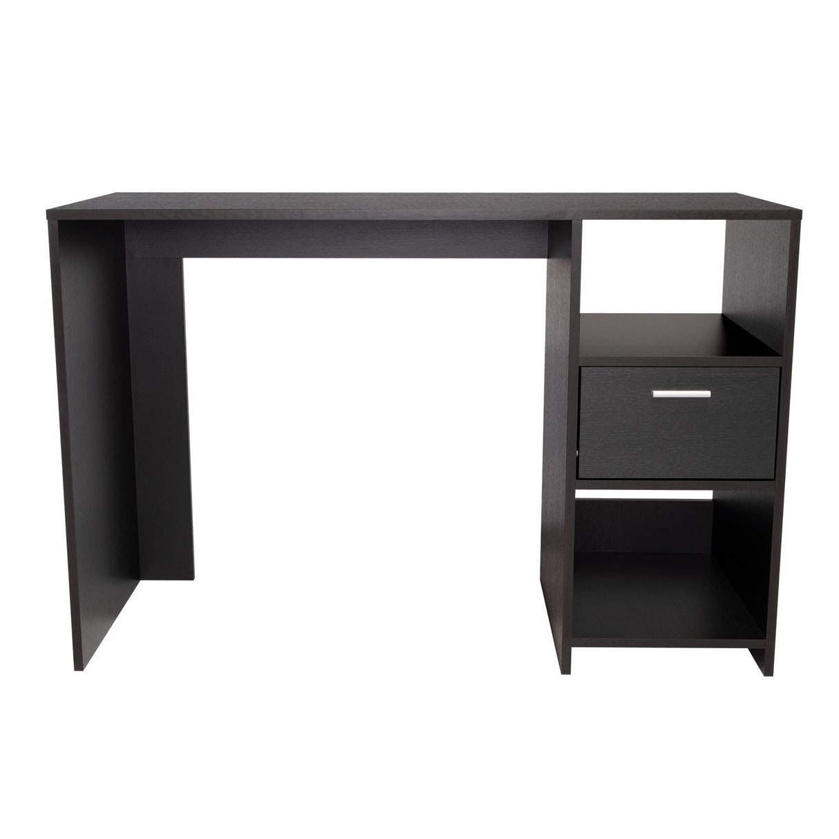 Escritorio Omma Wengue 110 cm con Cajón y Entrepaños - Escritorios y Archivadores | Bylmo