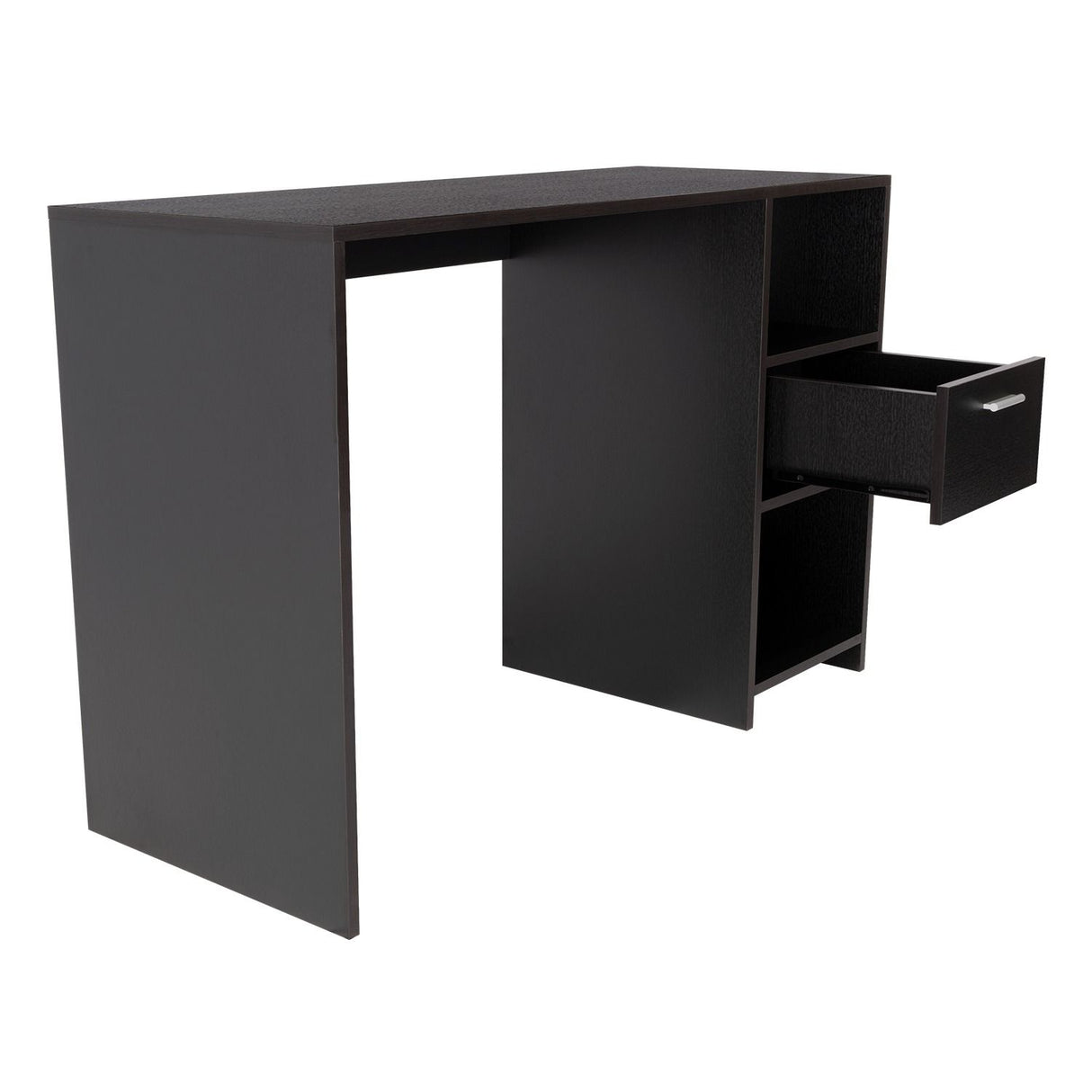 Escritorio Omma Wengue 110 cm con Cajón y Entrepaños - Escritorios y Archivadores | Bylmo