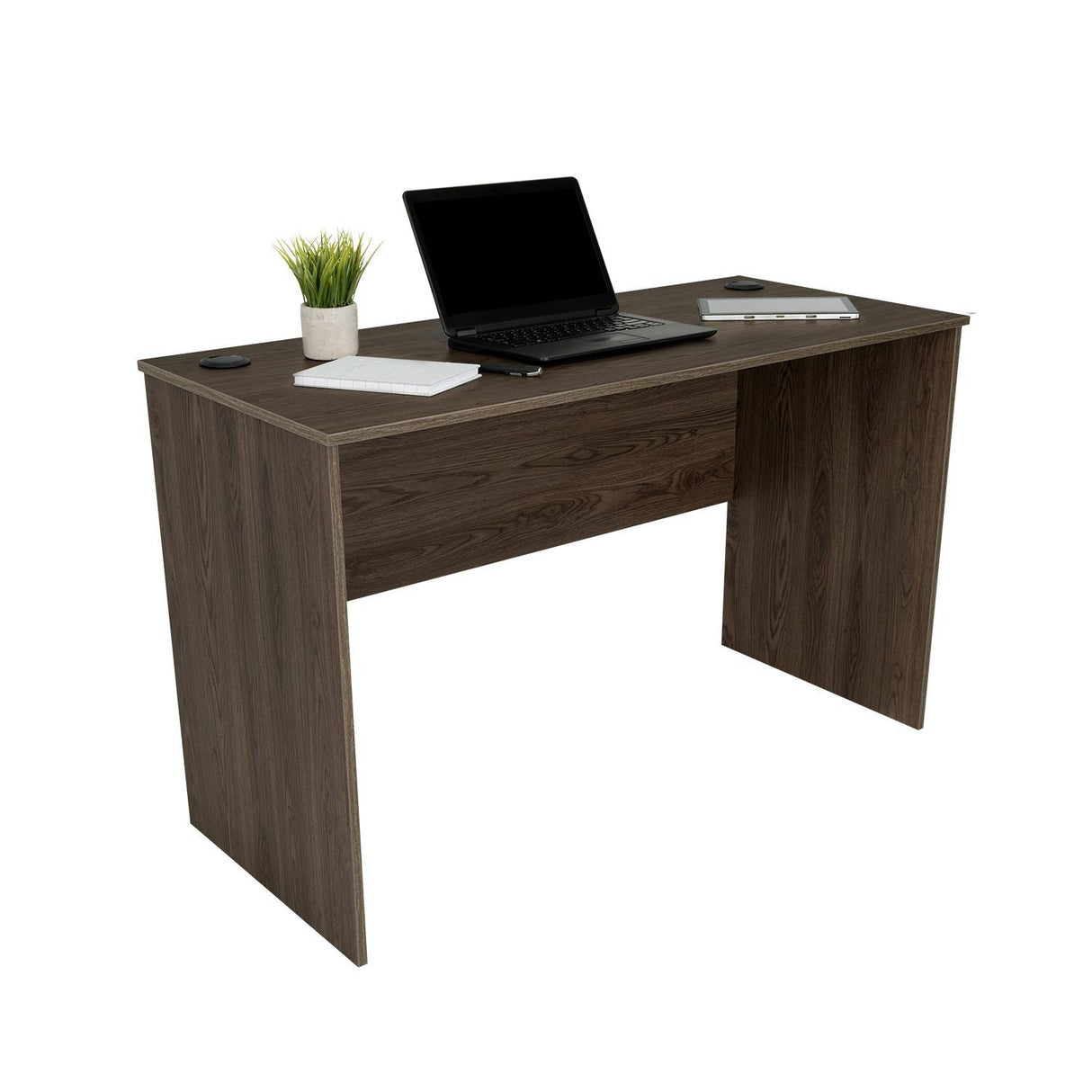 Escritorio Terminal Malibú Coñac 120 cm sin Cajones - Escritorios | Bylmo