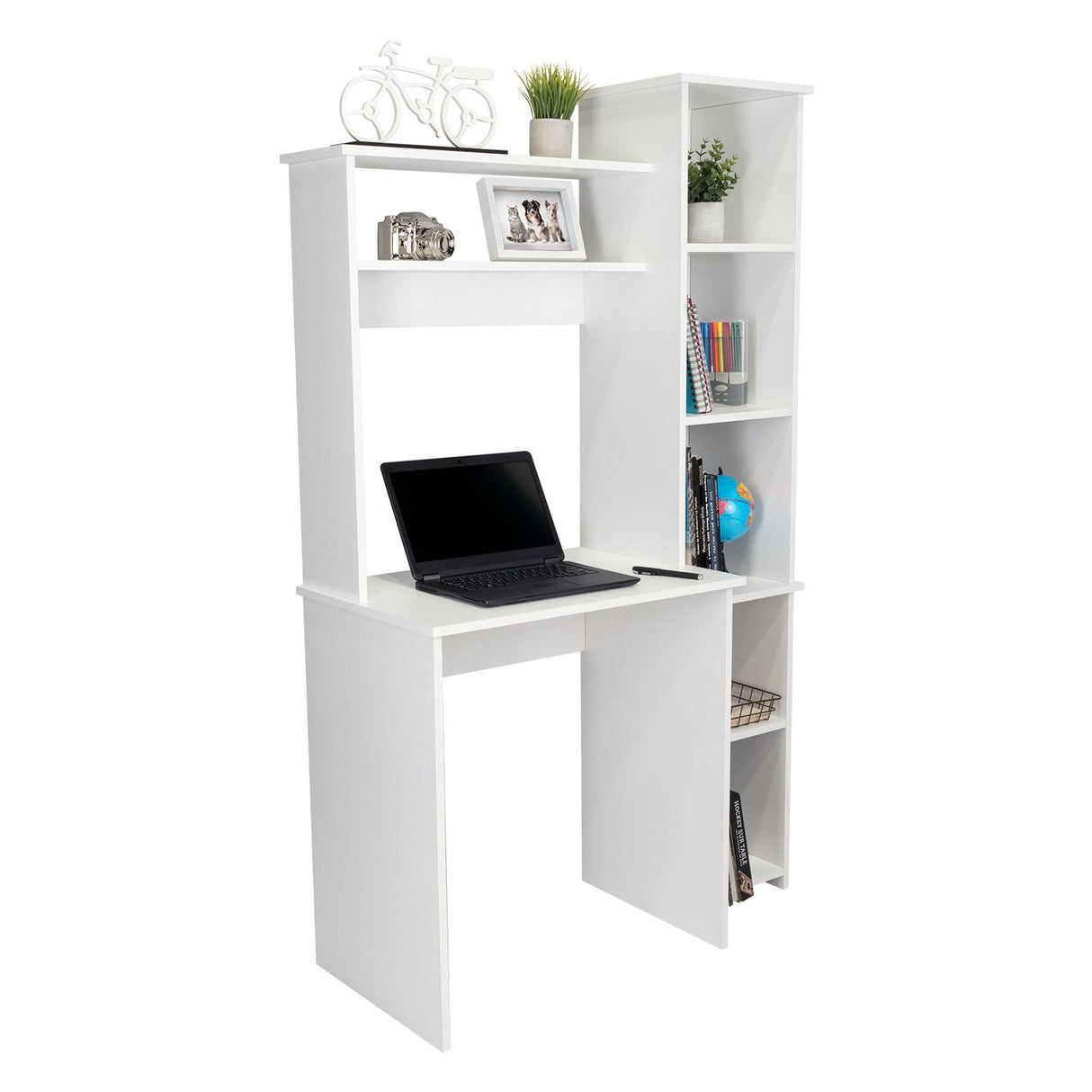 Escritorio Versalles Blanco 98.5x162.5cm sin Cajones - Escritorios y Archivadores | Bylmo