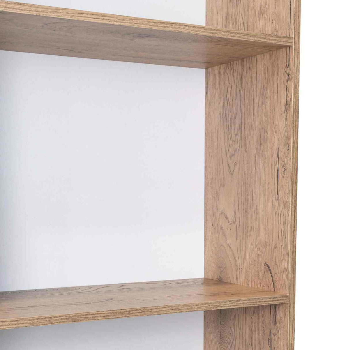 Estantería Home Macadamia 63x181cm con Cuatro Compartimientos - Bibliotecas y Estanterías | Bylmo