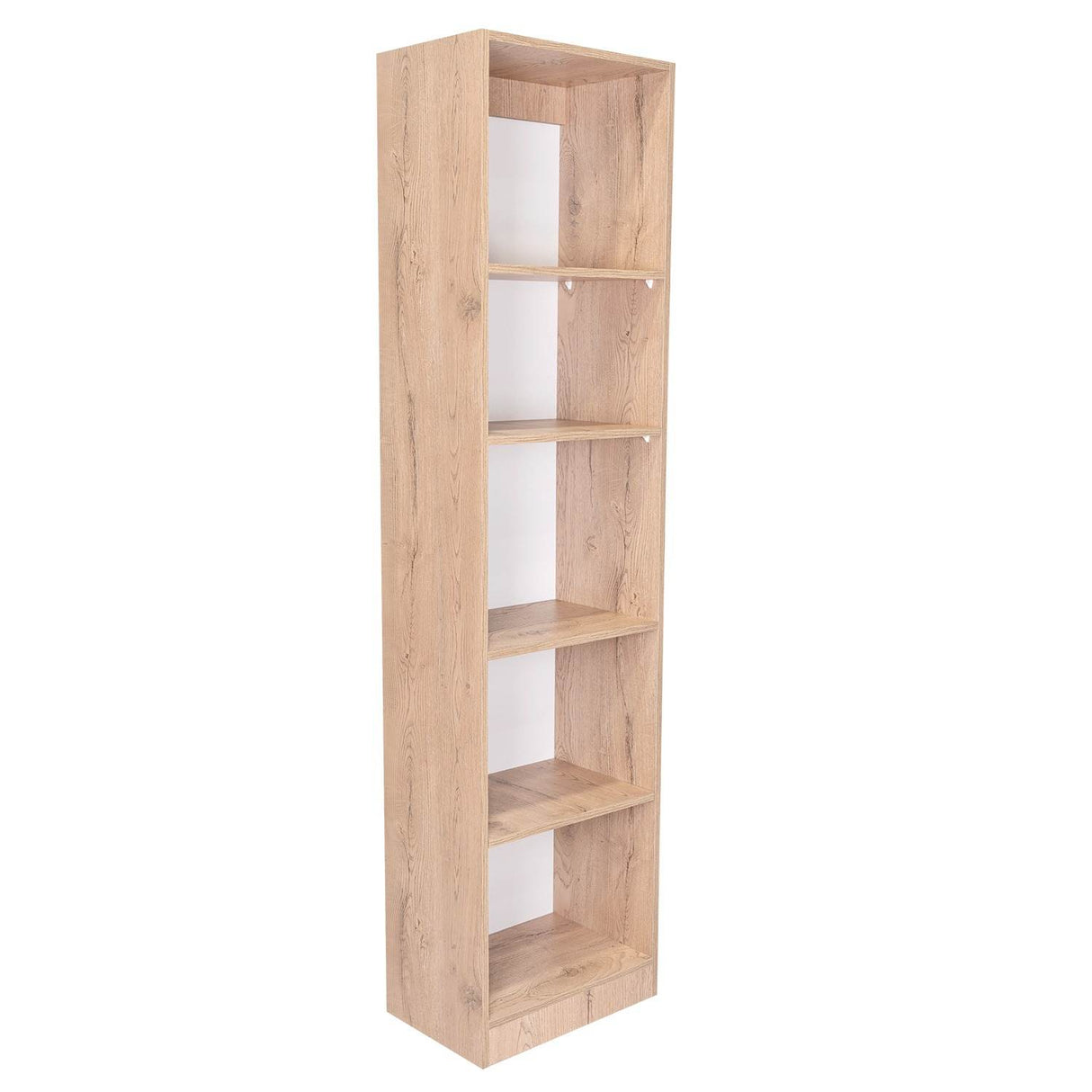 Estantería Home Macadamia 45x181cm con Cinco Compartimientos - Bibliotecas y Estanterías | Bylmo