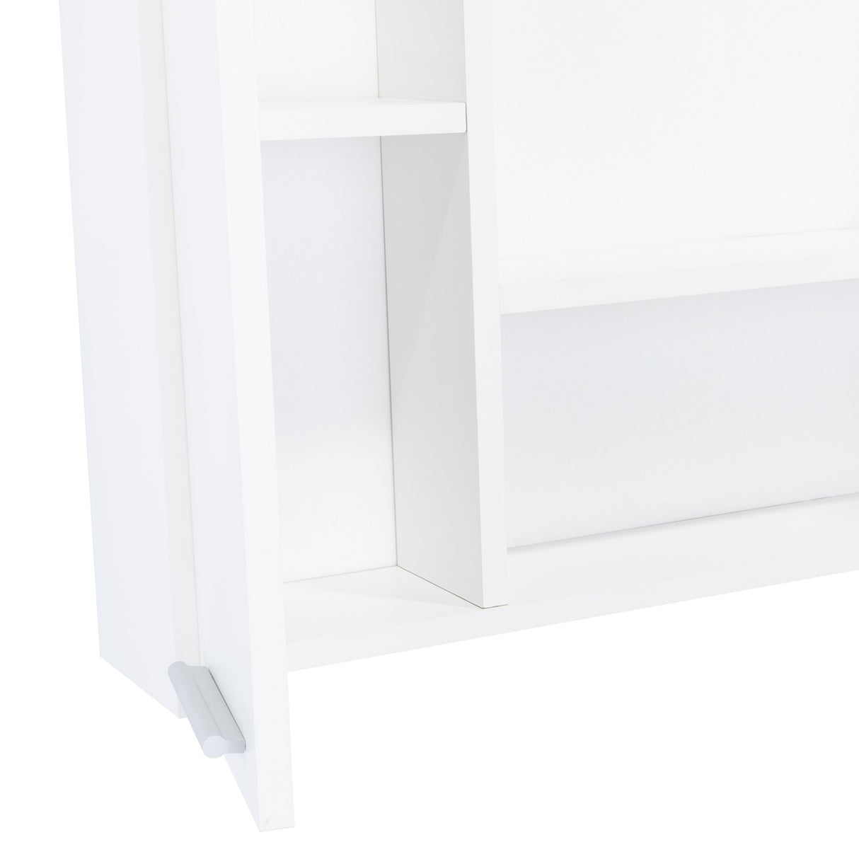 Gabinete de Baño Sines Blanco 60x60cm Cuadrado con Espejo y con Dos Entrepaños - Gabinetes | Bylmo