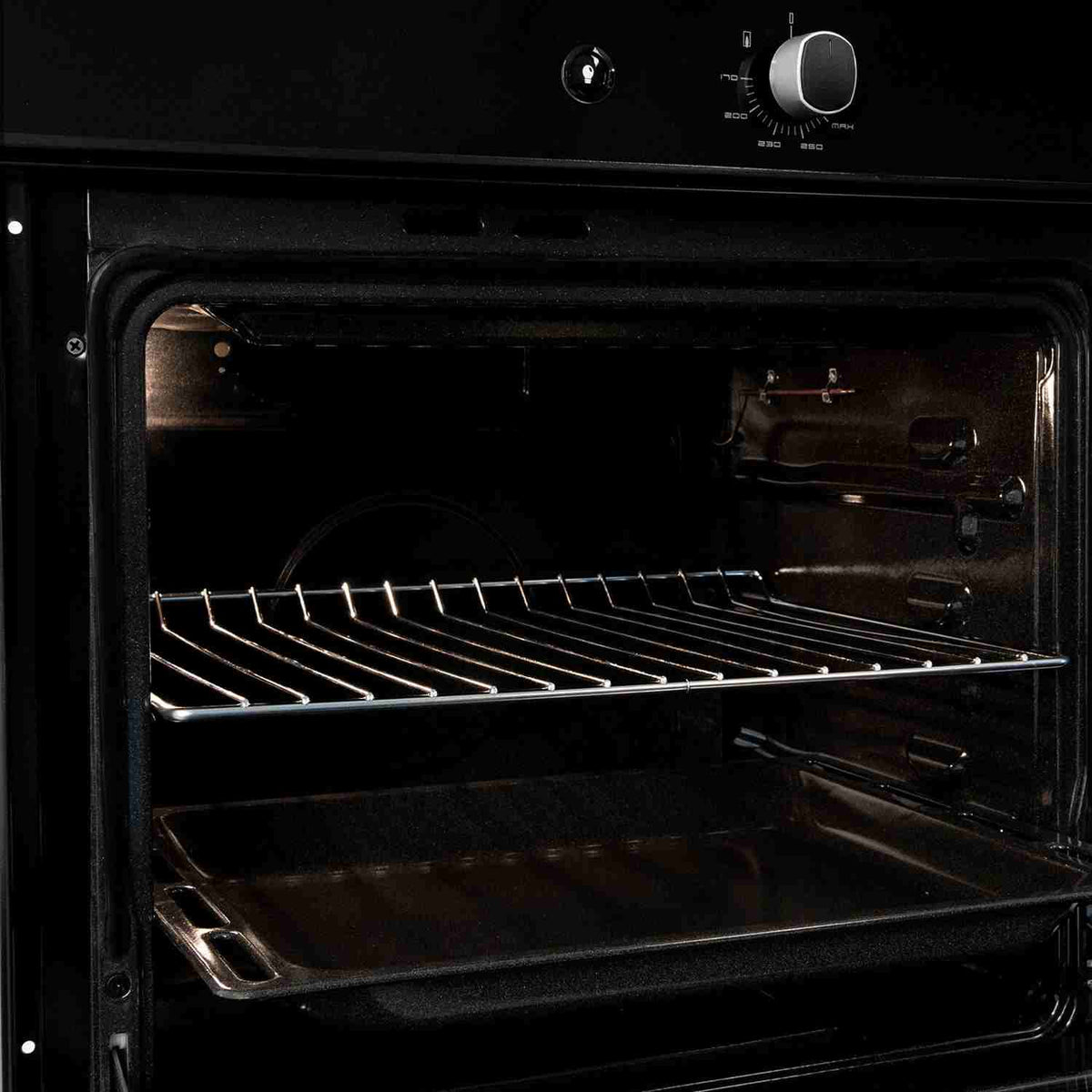 Horno de Empotrar Gas Natural Challenger Negro 60x60cm 53 Litros