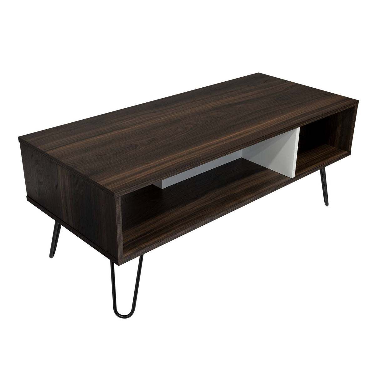 Mesa de Centro Vassel Habano 101.1x40cm Rectangular Con Patas - Mesas | Bylmo