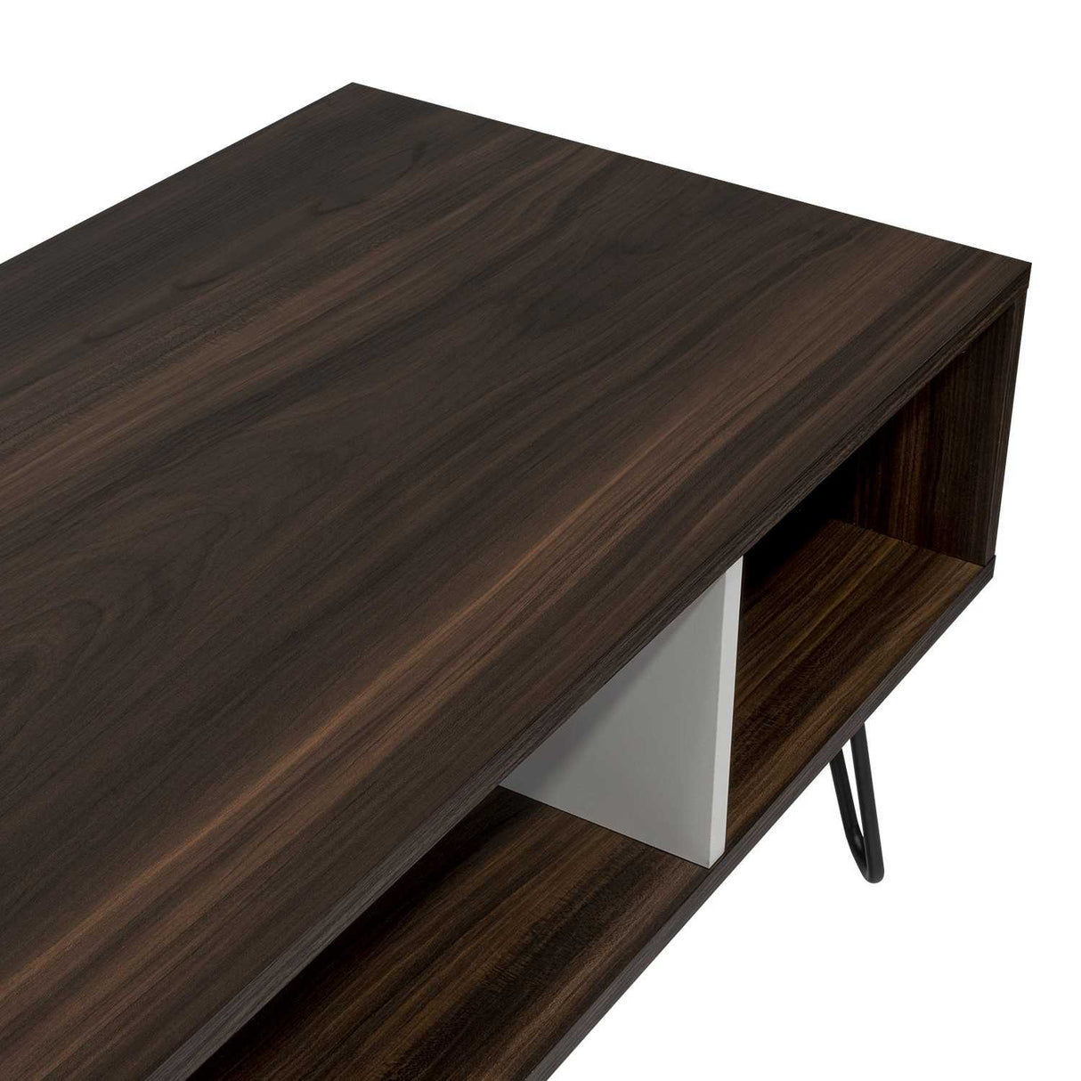 Mesa de Centro Vassel Habano 101.1x40cm Rectangular Con Patas - Mesas | Bylmo