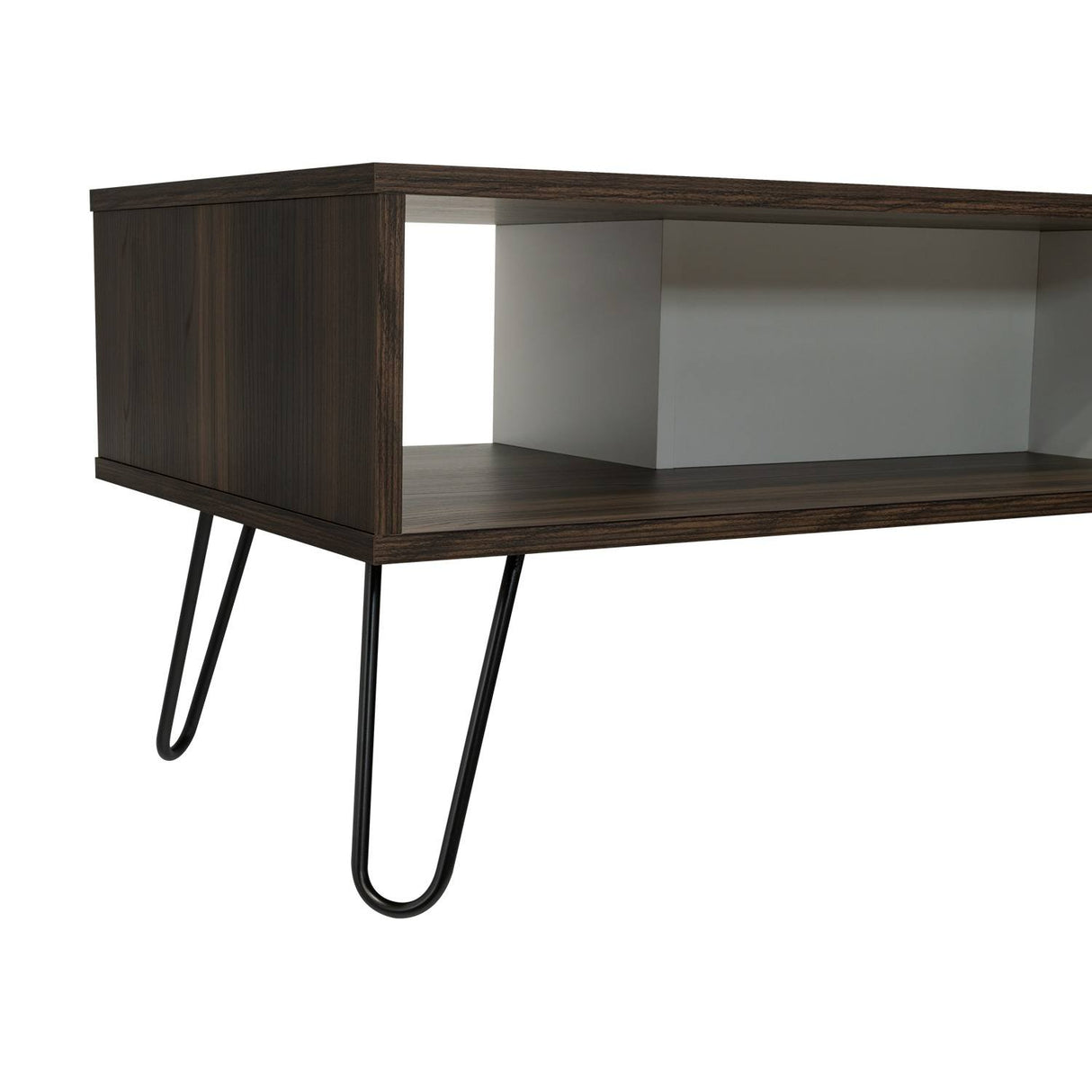 Mesa de Centro Vassel Habano 101.1x40cm Rectangular Con Patas - Mesas | Bylmo