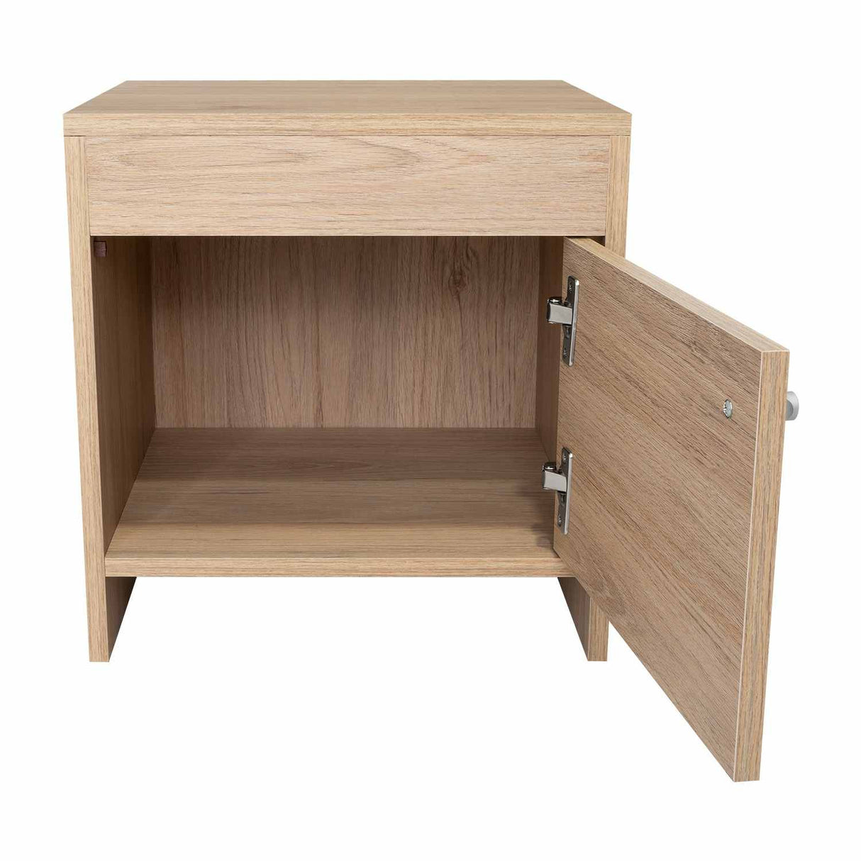 Mesa de Noche Colore Rovere 40x41.6cm con Una Puerta - Mesas de Noche | Bylmo