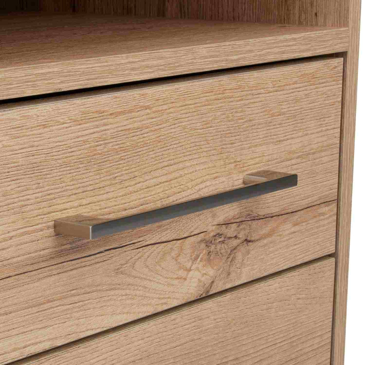 Mesa de Noche Eter Duna 40x40cm con Dos Cajones y con Un Compartimiento - Mesas de Noche | Bylmo