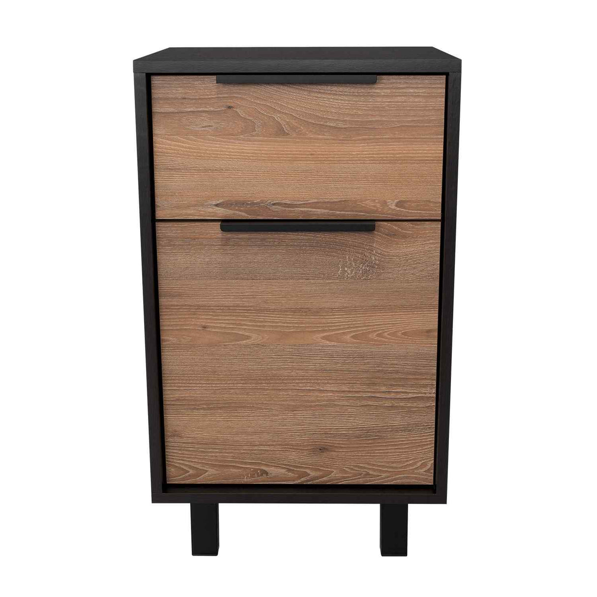 Mesa de Noche Kaia Z Wengue 41x70cm con Un Cajón y con Una Puerta - Mesas de Noche | Bylmo