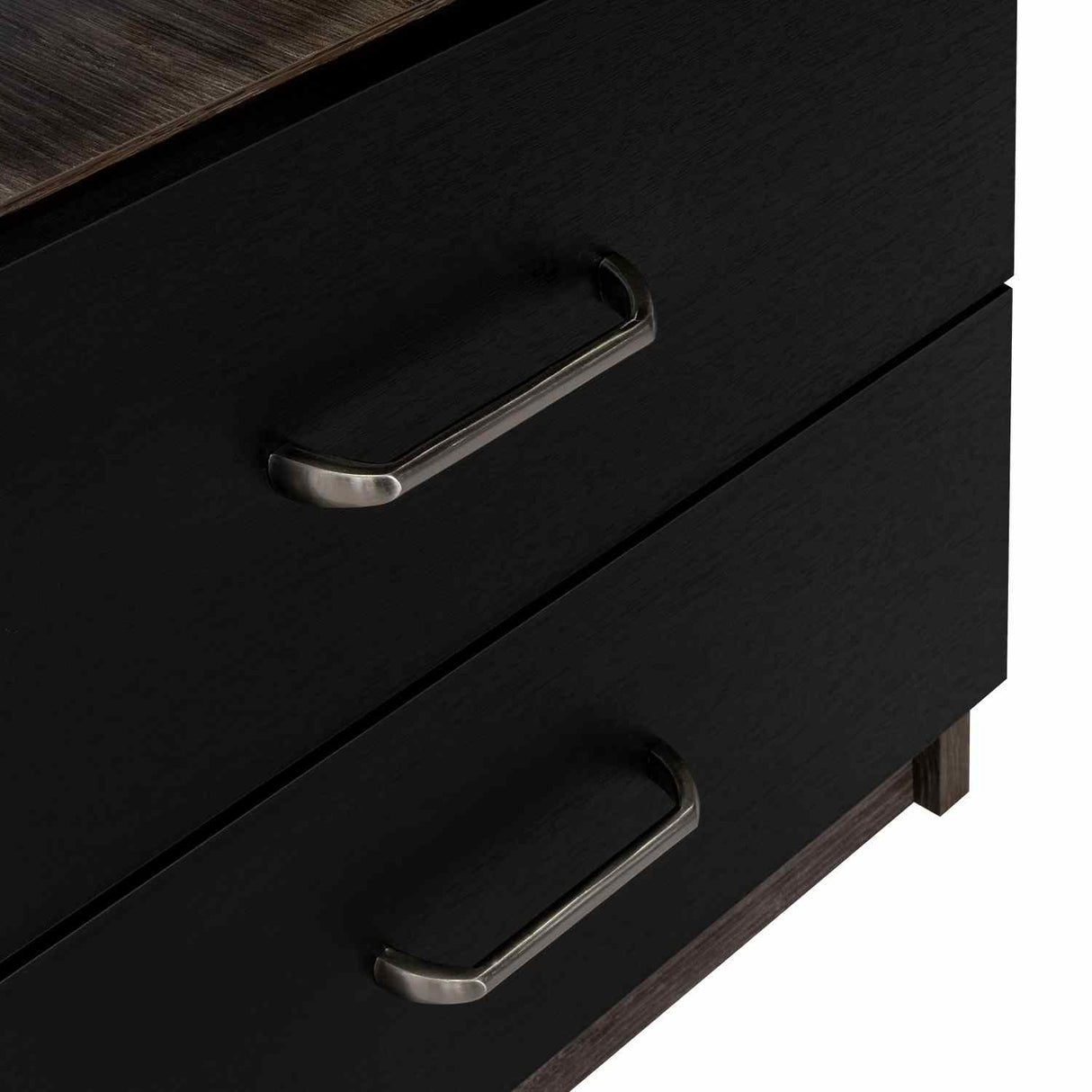 Mesa de Noche Napoles Siena 50.7x40.7cm con Dos Cajones y con Un Compartimiento - Mesas de Noche | Bylmo