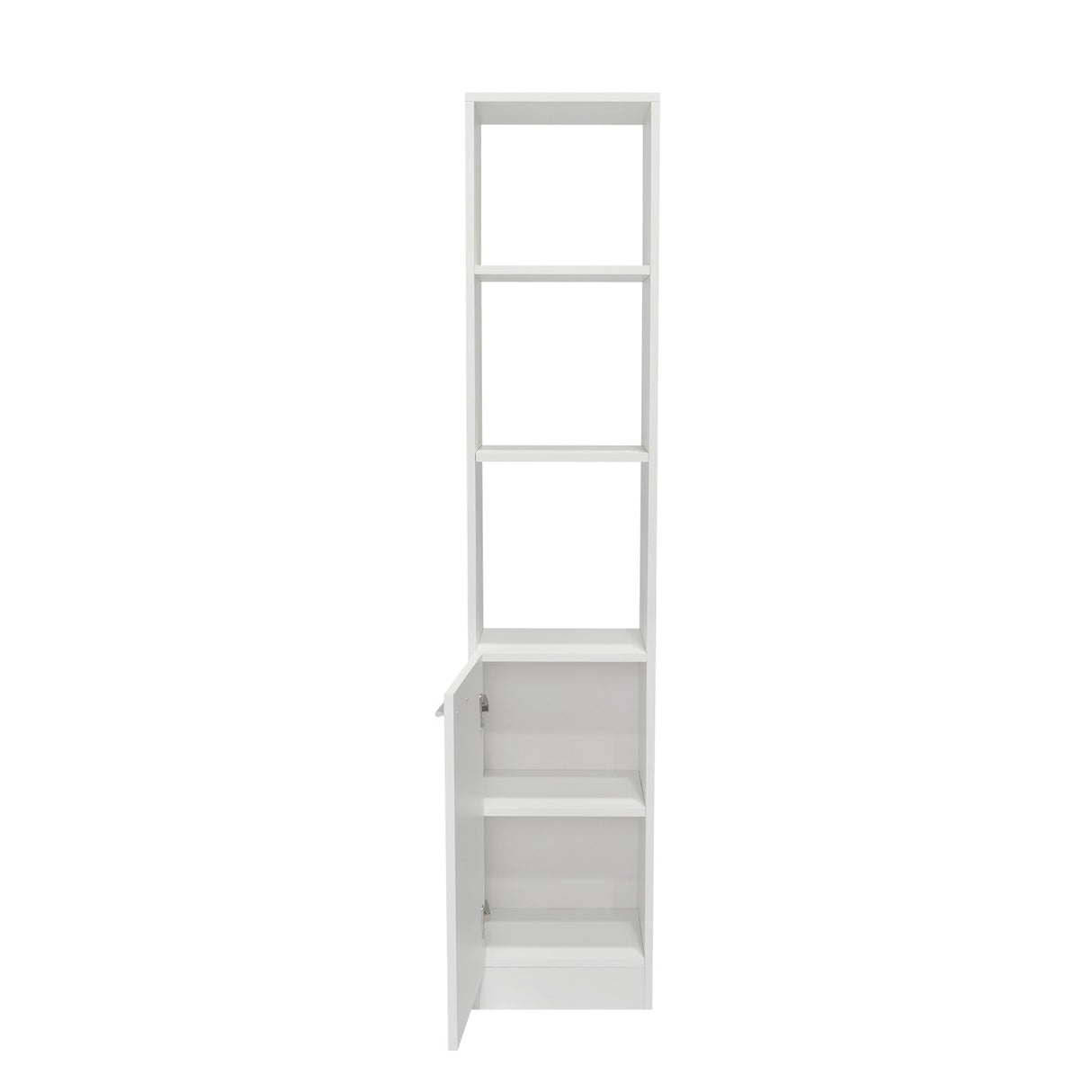 Optimizador de Baño Bath Blanco 33x162.2cm sin Cajones y con Dos Entrepaños - Gabinetes | Bylmo