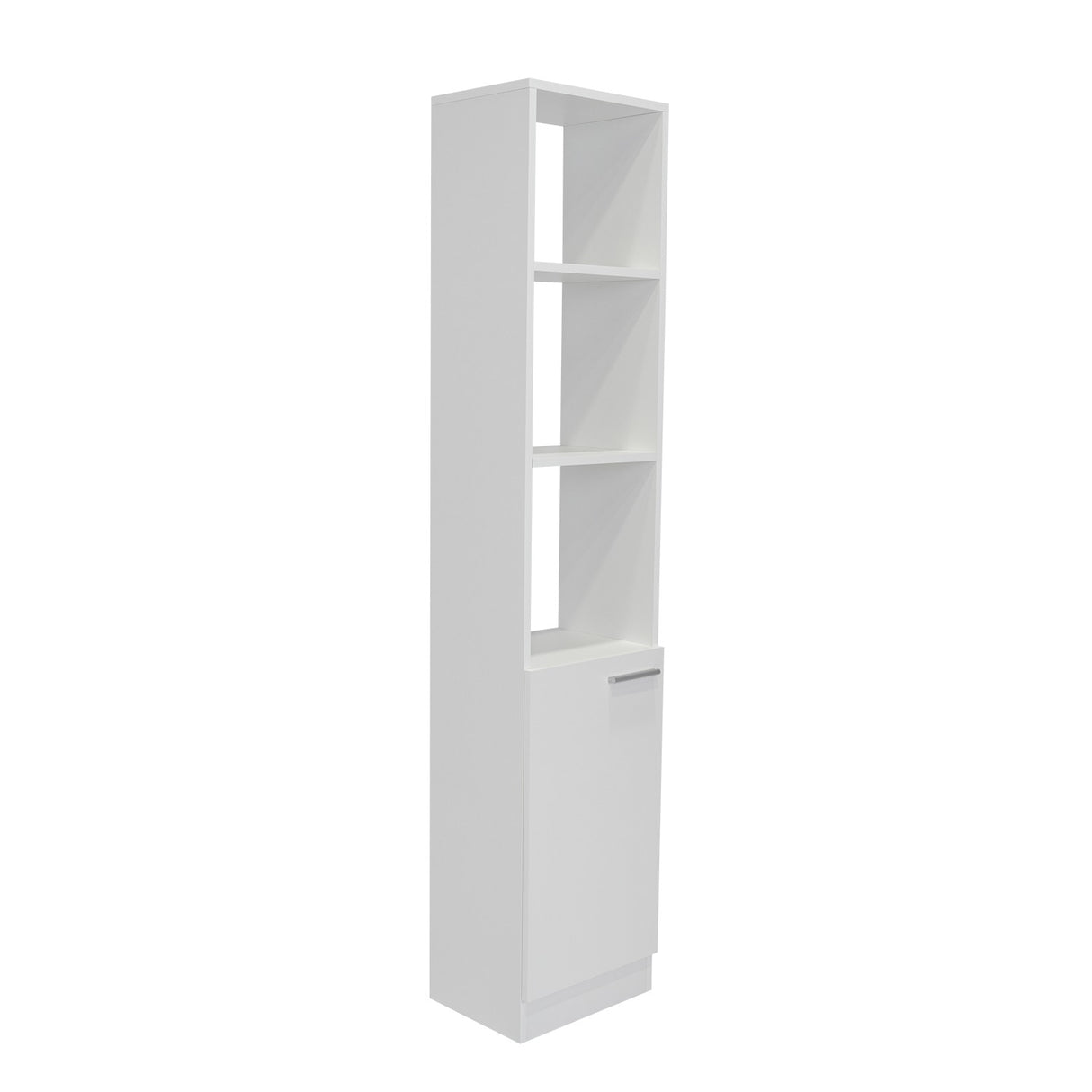 Optimizador de Baño Bath Blanco 33x162.2cm sin Cajones y con Dos Entrepaños - Gabinetes | Bylmo