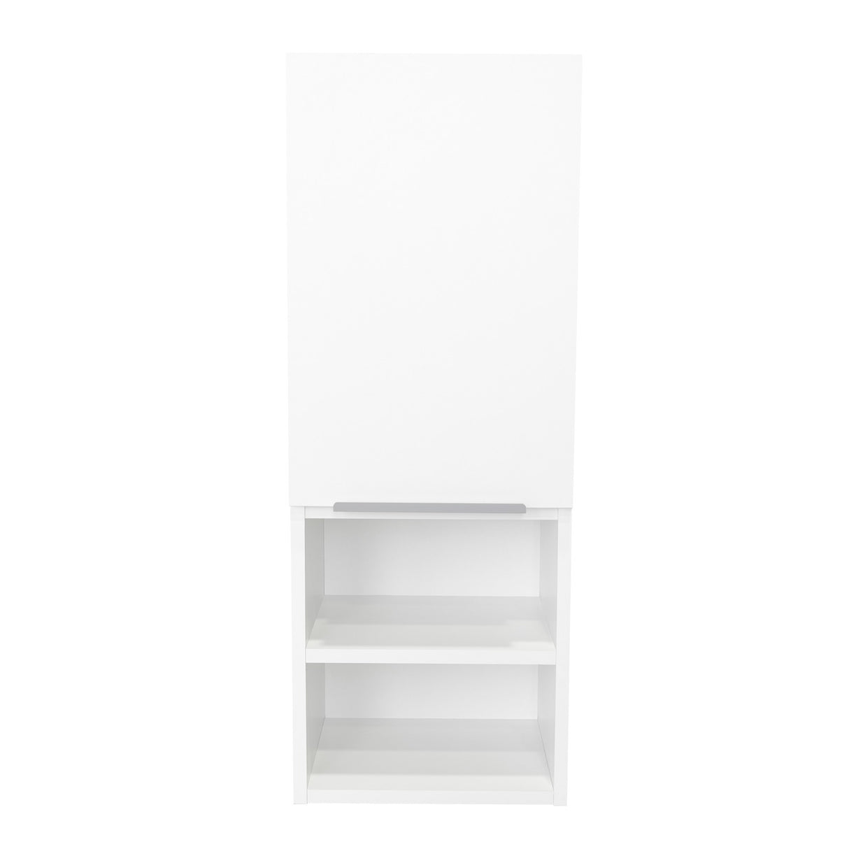 Gabinete de Baño Jules Blanco 30x80cm Rectangular sin Espejo y con Dos Entrepaños - Gabinetes | Bylmo