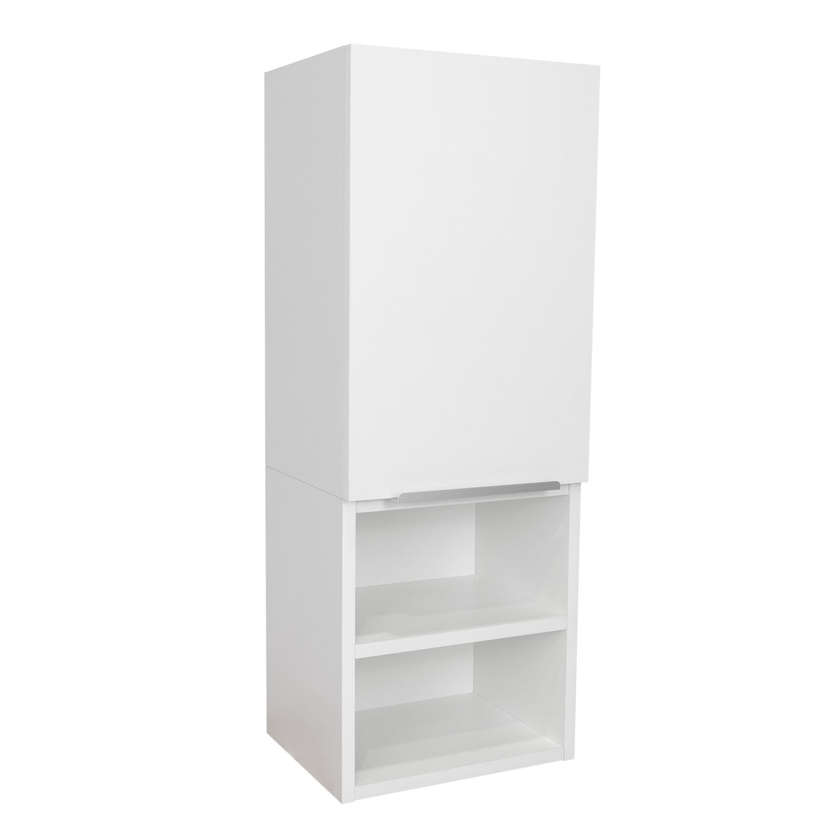 Gabinete de Baño Jules Blanco 30x80cm Rectangular sin Espejo y con Dos Entrepaños - Gabinetes | Bylmo