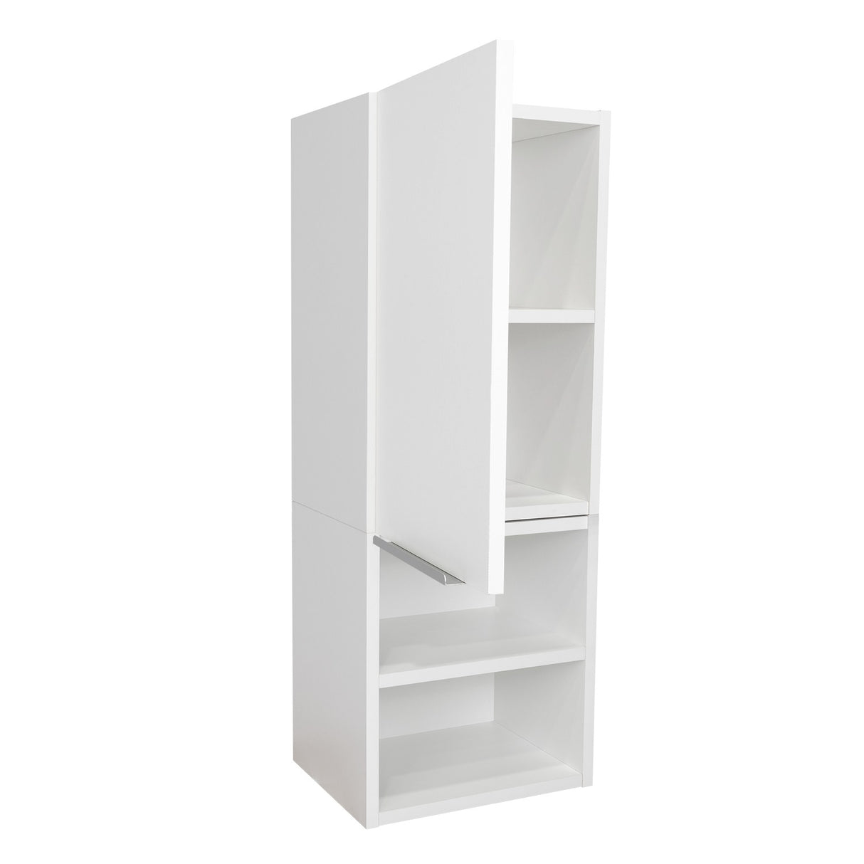 Gabinete de Baño Jules Blanco 30x80cm Rectangular sin Espejo y con Dos Entrepaños - Gabinetes | Bylmo