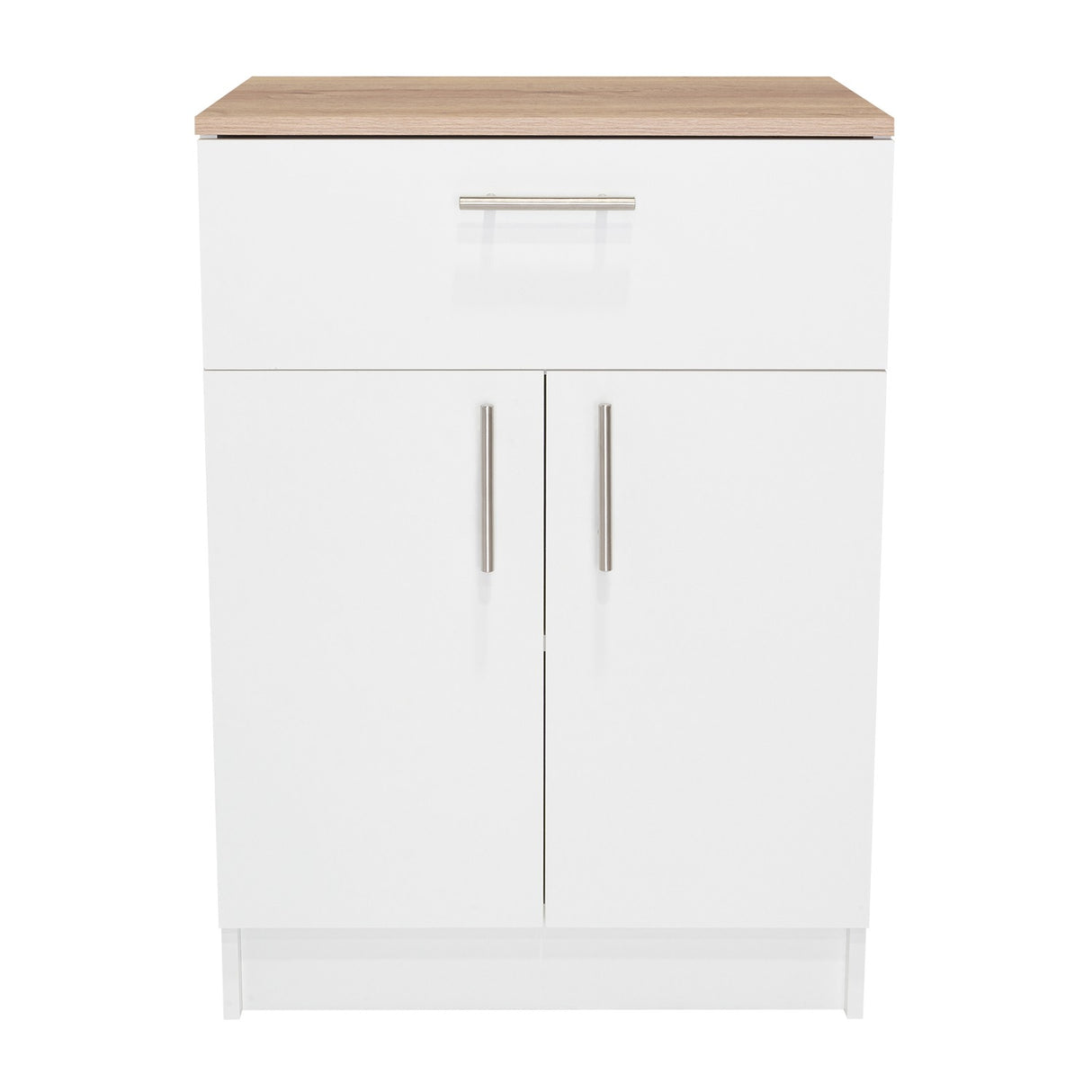 Organizador de Cocina Mayorca Blanco y Duna 60x85.1cm con un Entrepaño y con Dos Comportamientos - Muebles Organizadores | Bylmo