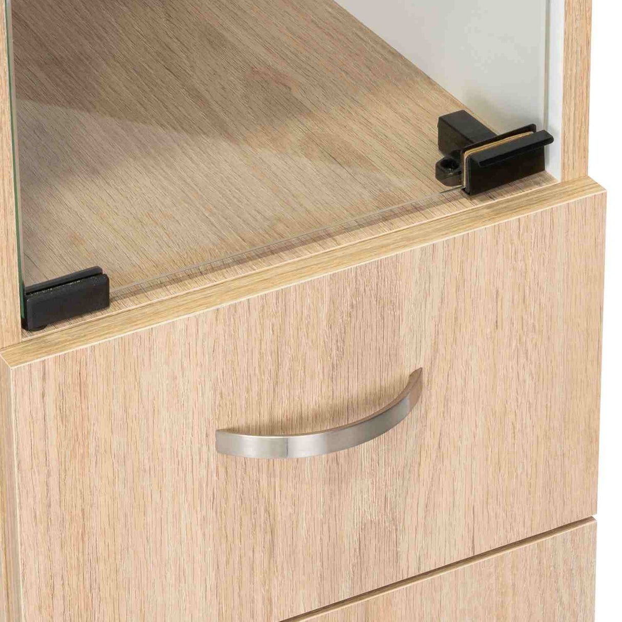 Torre de Baño Vanguard Rovere 30.4x173.45cm con Cuatro Cajones y con Dos Entrepaños - Gabinetes | Bylmo