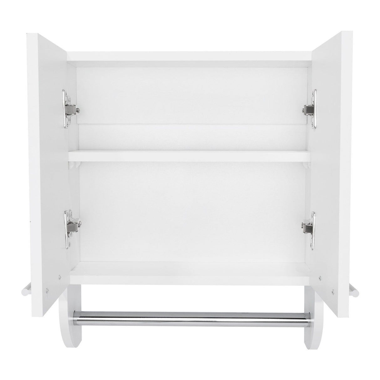 Gabinete de Baño Bath Blanco 50x45cm Cuadrado sin Espejo y con Dos Entrepaños - Gabinetes | Bylmo