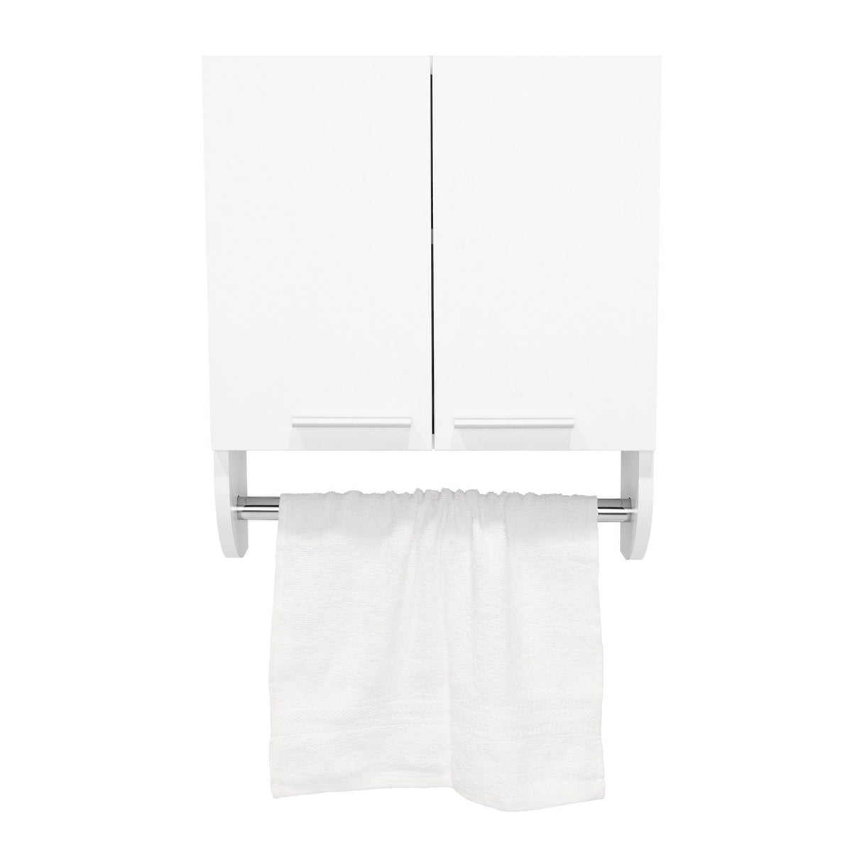 Gabinete de Baño Bath Blanco 50x45cm Cuadrado sin Espejo y con Dos Entrepaños - Gabinetes | Bylmo