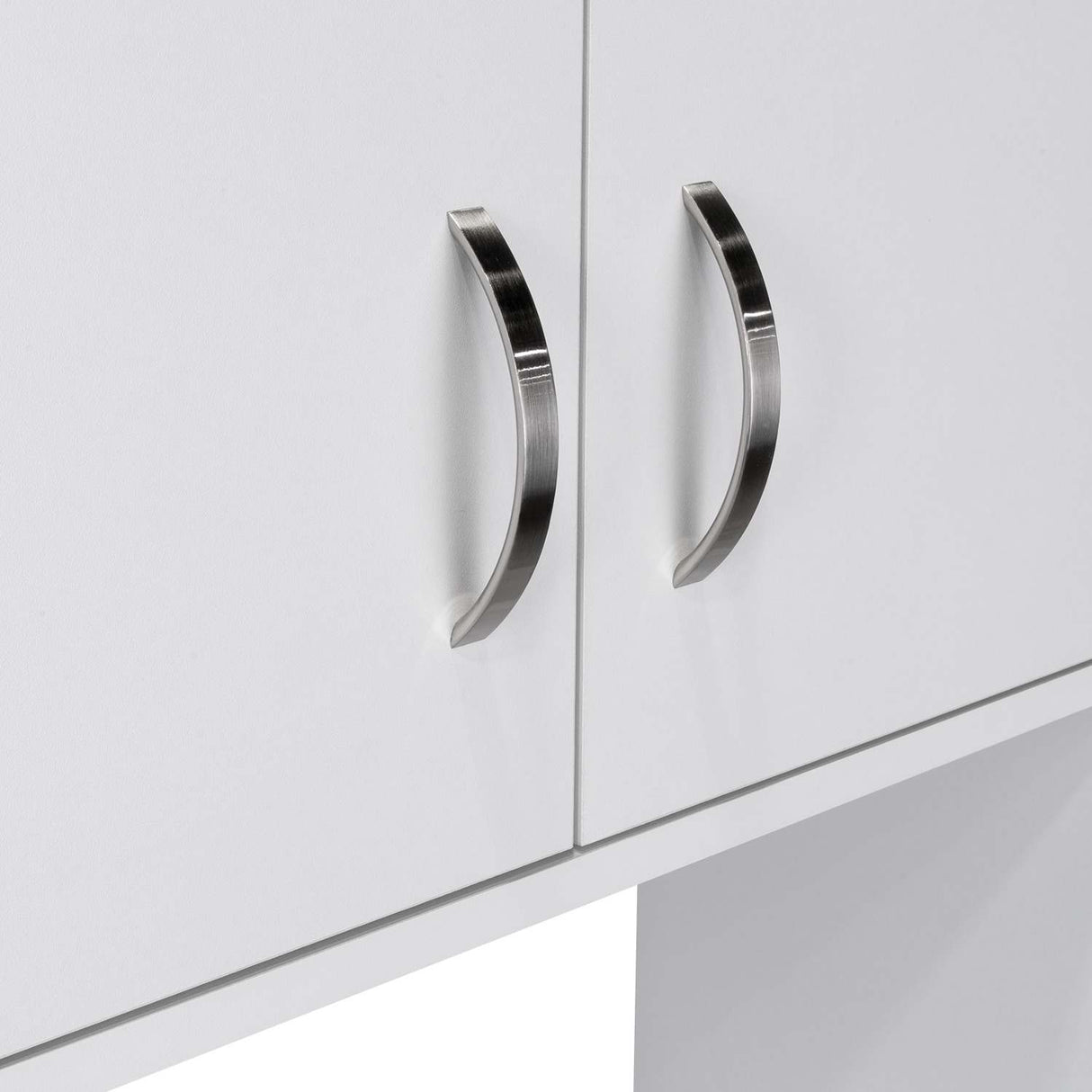 Ahorrador de Espacio para Baño Siena Blanco 63x160cm sin Cajones y con Un Entrepaño - Gabinetes | Bylmo