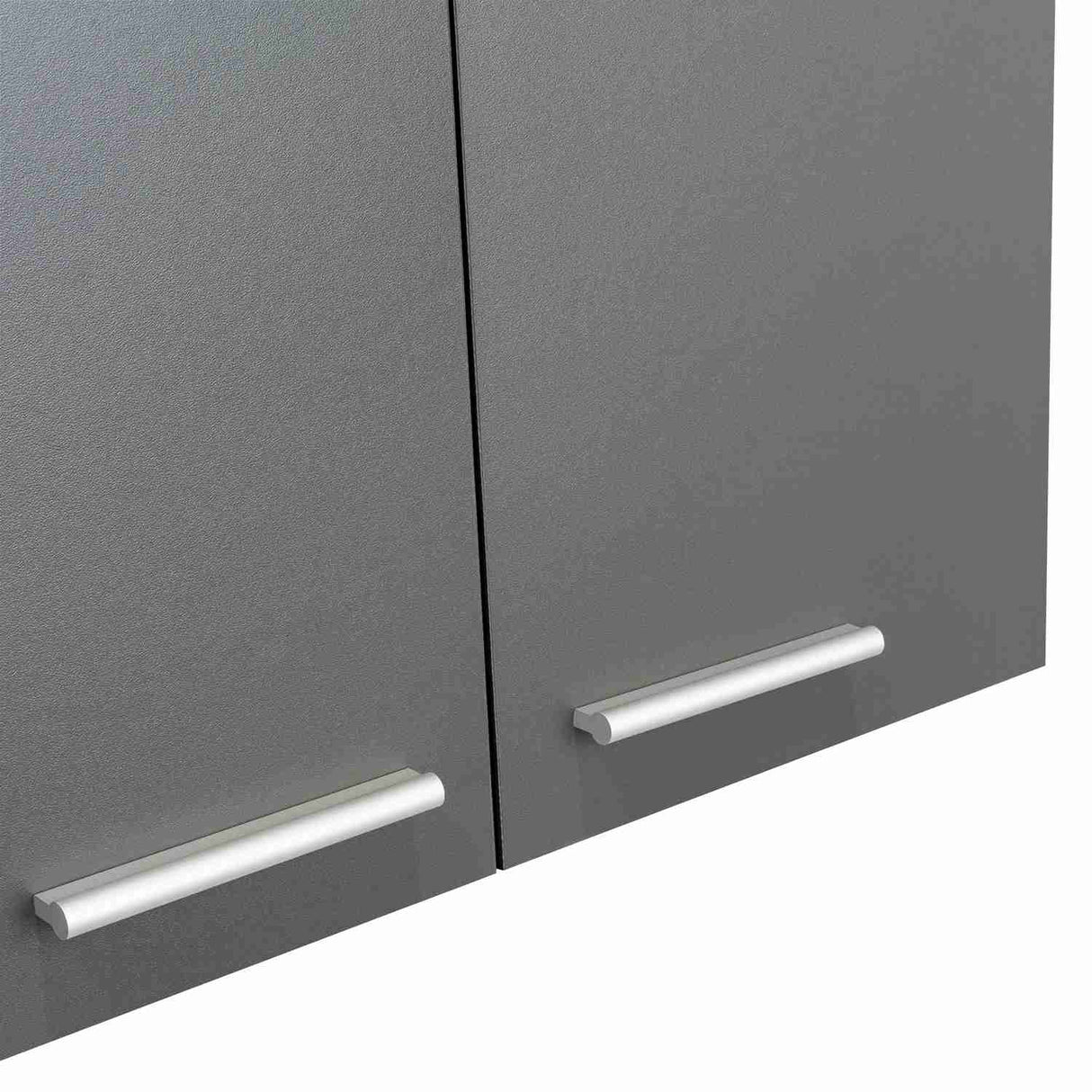 Mueble Superior de Cocina Miel y Plomo 150x60cm con Seis Puertas con Locero - Cocinas | Bylmo