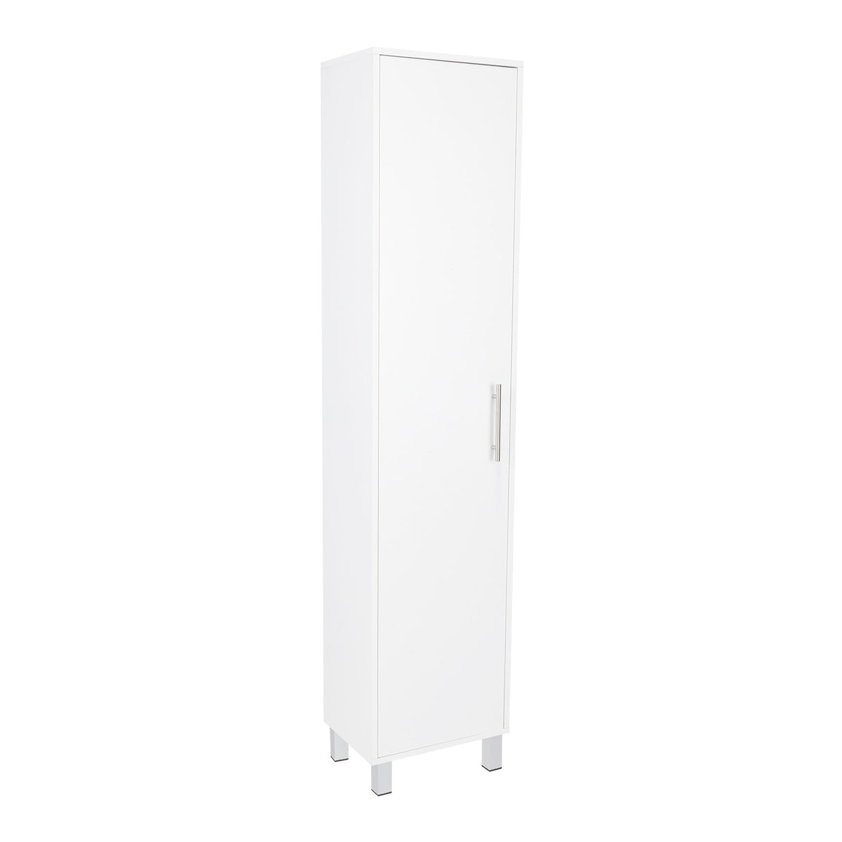 Mueble de Aseo Laska Blanco 40x180cm con Una Puerta - Muebles de Aseo y Ropas | Bylmo