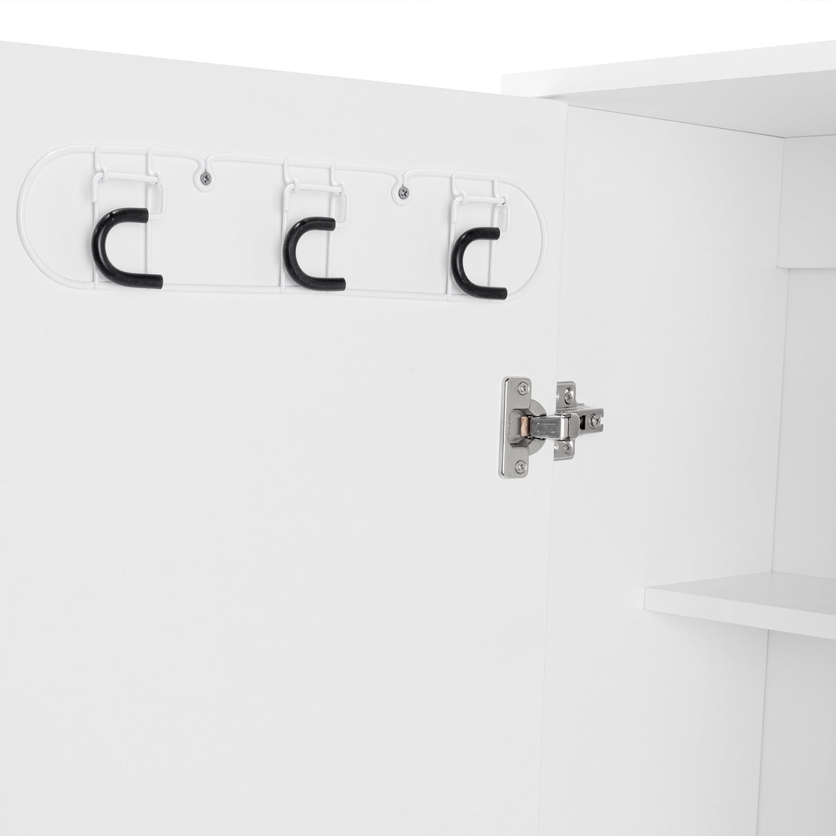 Mueble de Aseo Laska Blanco 40x180cm con Una Puerta - Muebles de Aseo y Ropas | Bylmo