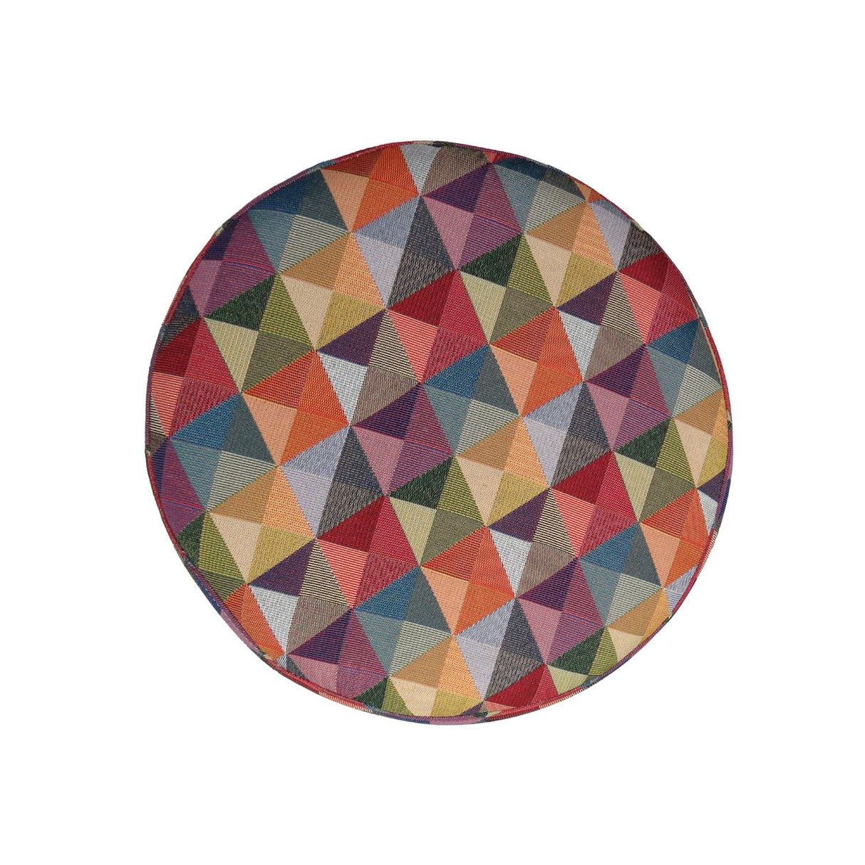 Puff Colors Multicolor 40x40cm de Un Puesto Redondo con Tapizado Liso - Sillas | Bylmo