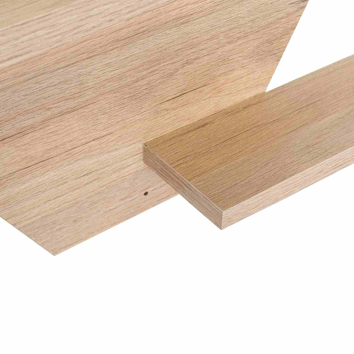 Repisa Faro Rovere y Wengue 37x25cm Hexagonal con Dos Entrepaños - Repisas y Percheros | Bylmo