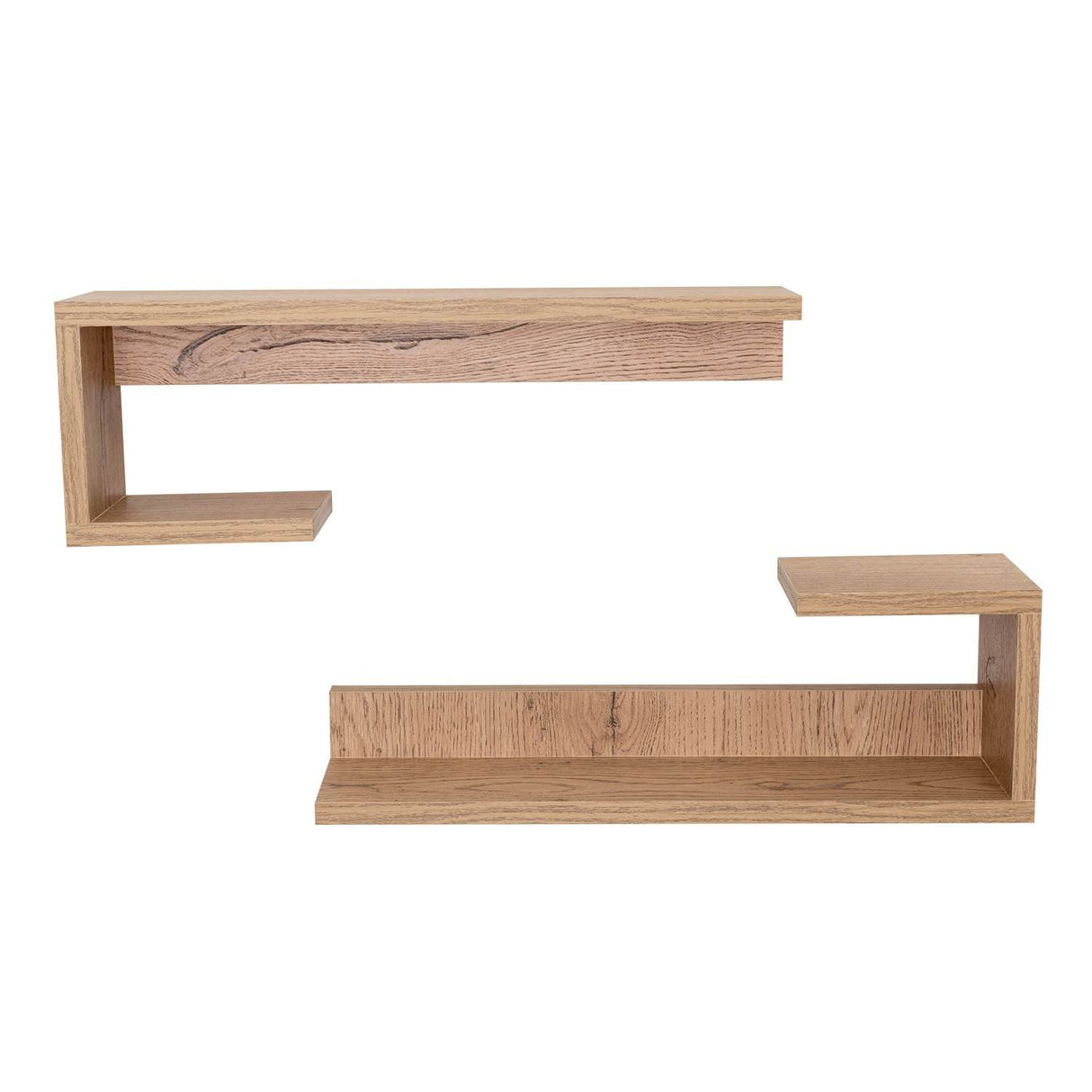 Set de 2 Repisas Santino Rovere 37x28cm Rectangular con Dos Entrepaños - Repisas y Percheros | Bylmo